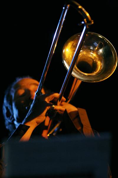 Jean-Jacques Pedretti with "Kawthar" at Catalyse, Geneva, Switzerland, April 2006