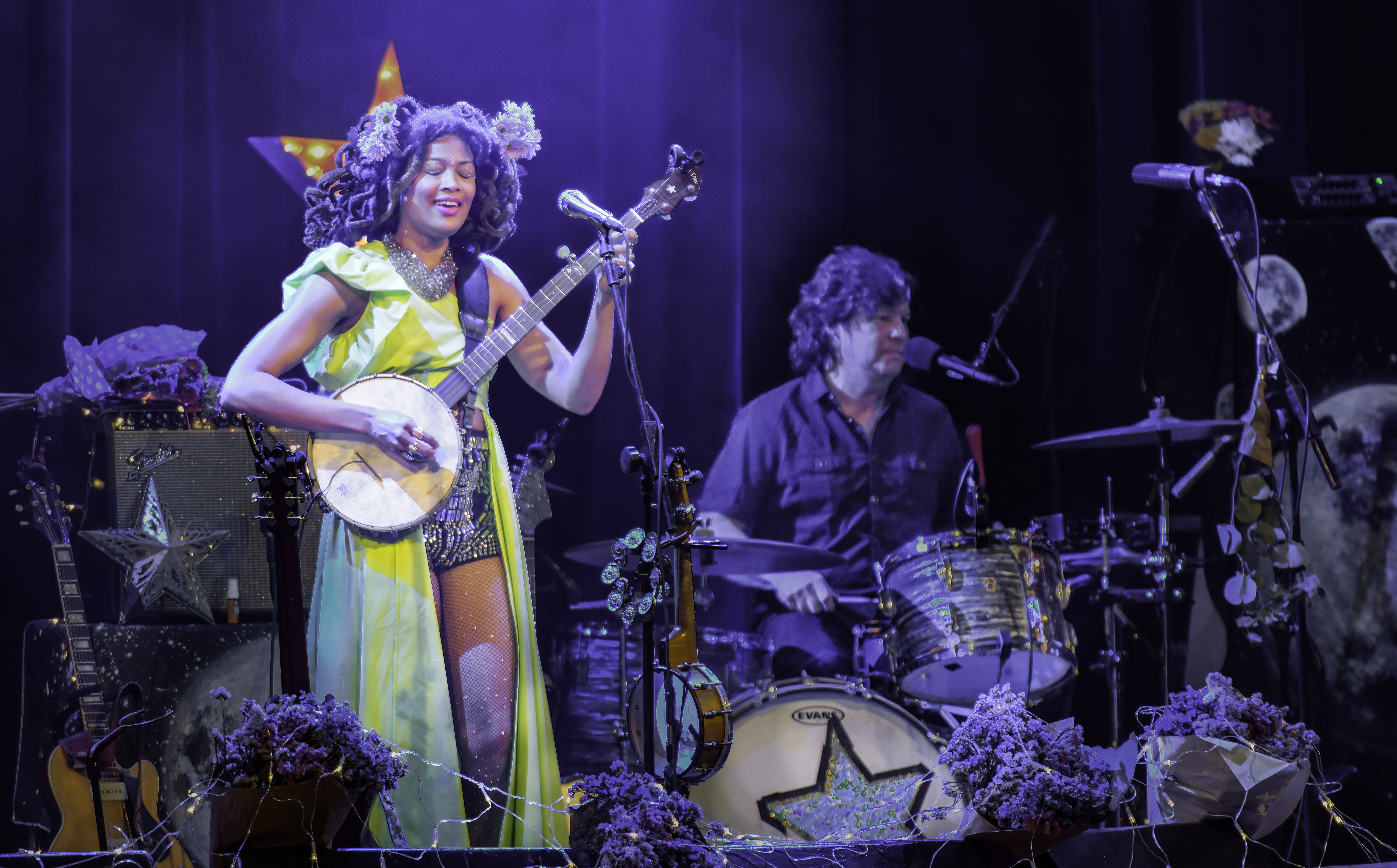 Valerie June and Gregory Wieczorek at NYC Town Hall