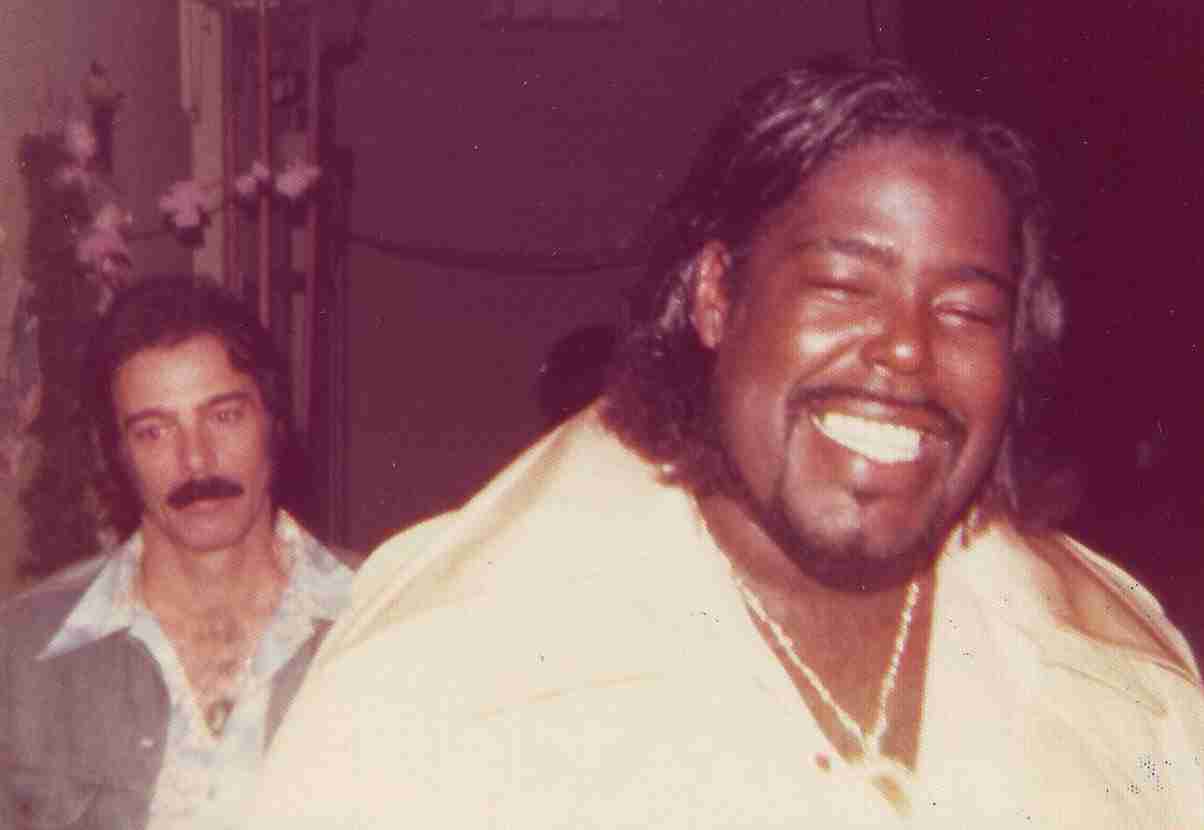 Barry Backstage Greek Theatre,LA, 1975'