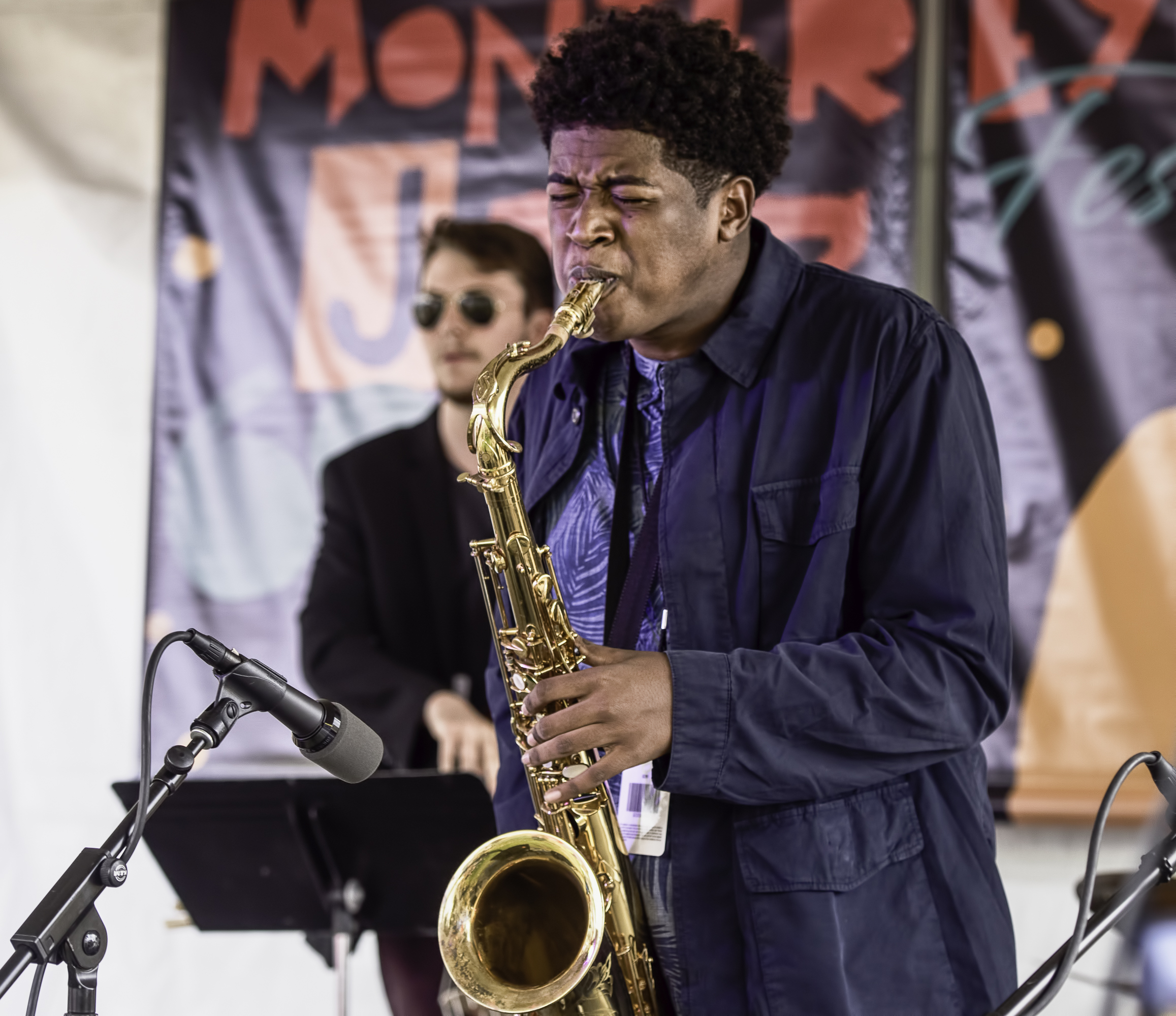 Abdias Armenteros with the Next Generation Jazz Orchestra at the Monterey Jazz Festival