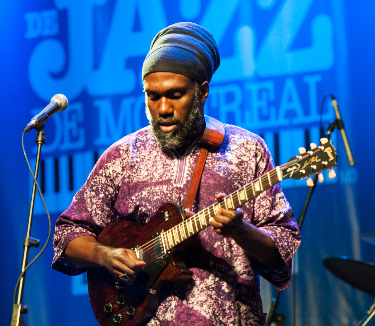 Corey Harris with the Rasta Blues Experience at the Montreal International Jazz Festival 2012