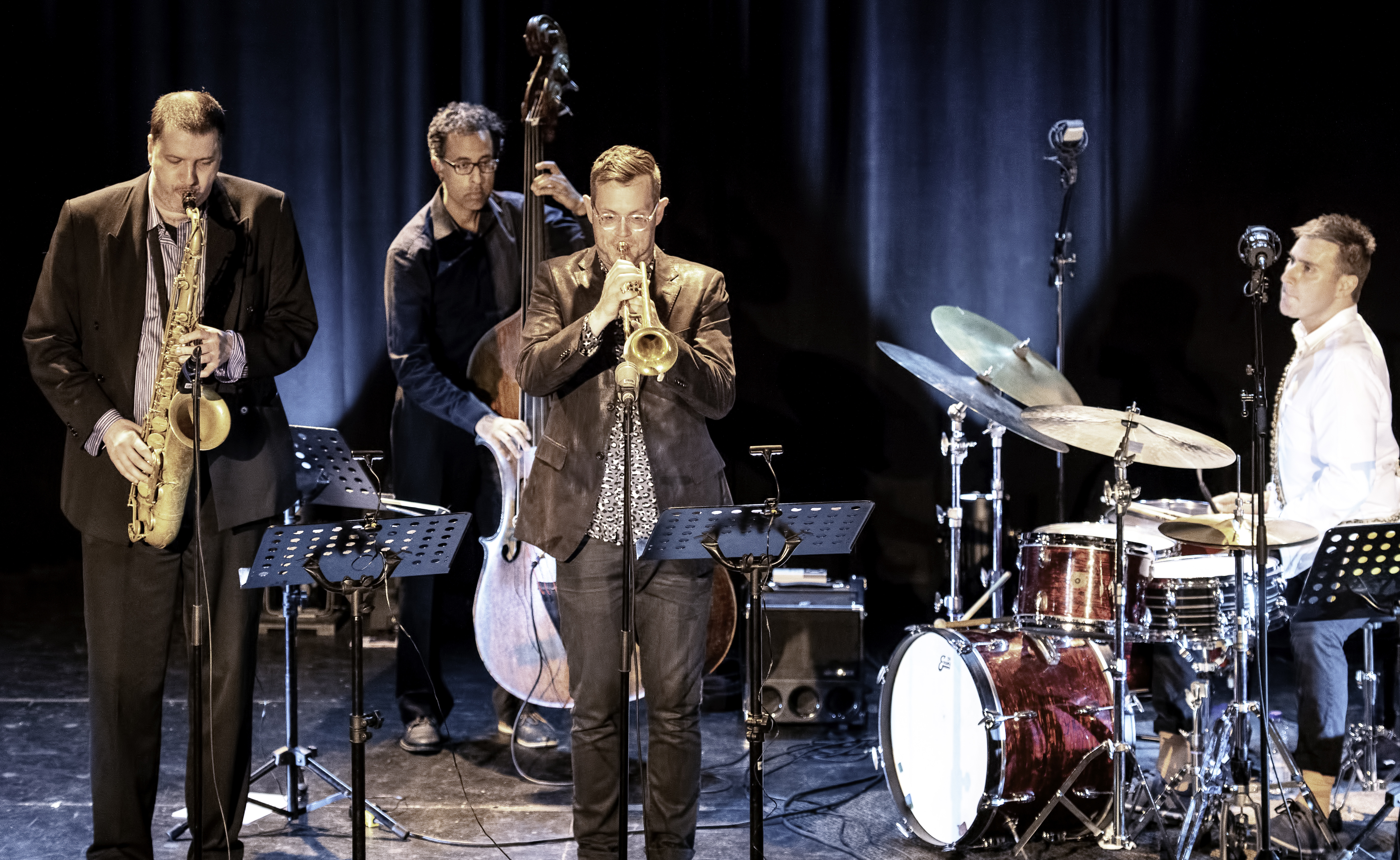 Al McLean, Adrian Vedady, Lex French and Jim Doxas At The Montreal International Jazz Festival 2019 