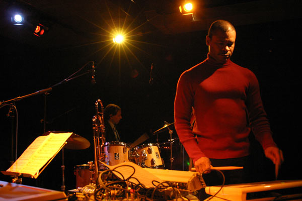 Robin Eubanks and Kenwood Dennard with "Robin Eubanks - Eb3" at Amr, Sud Des Alpes, Geneva, Switzerland, 2005
