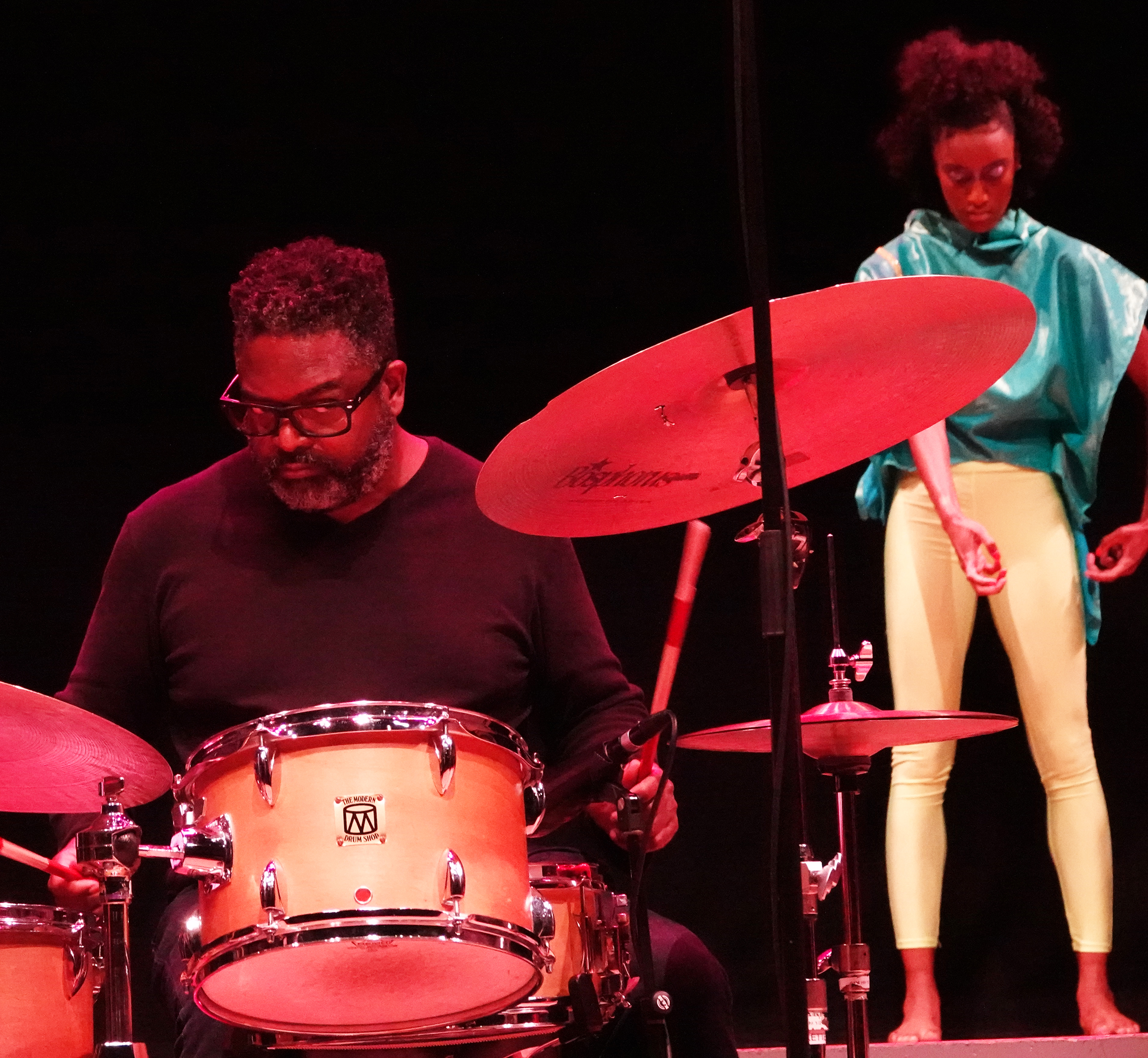 Gerald Cleaver & Mikaila Ware at 24th Annual Vision Festival
