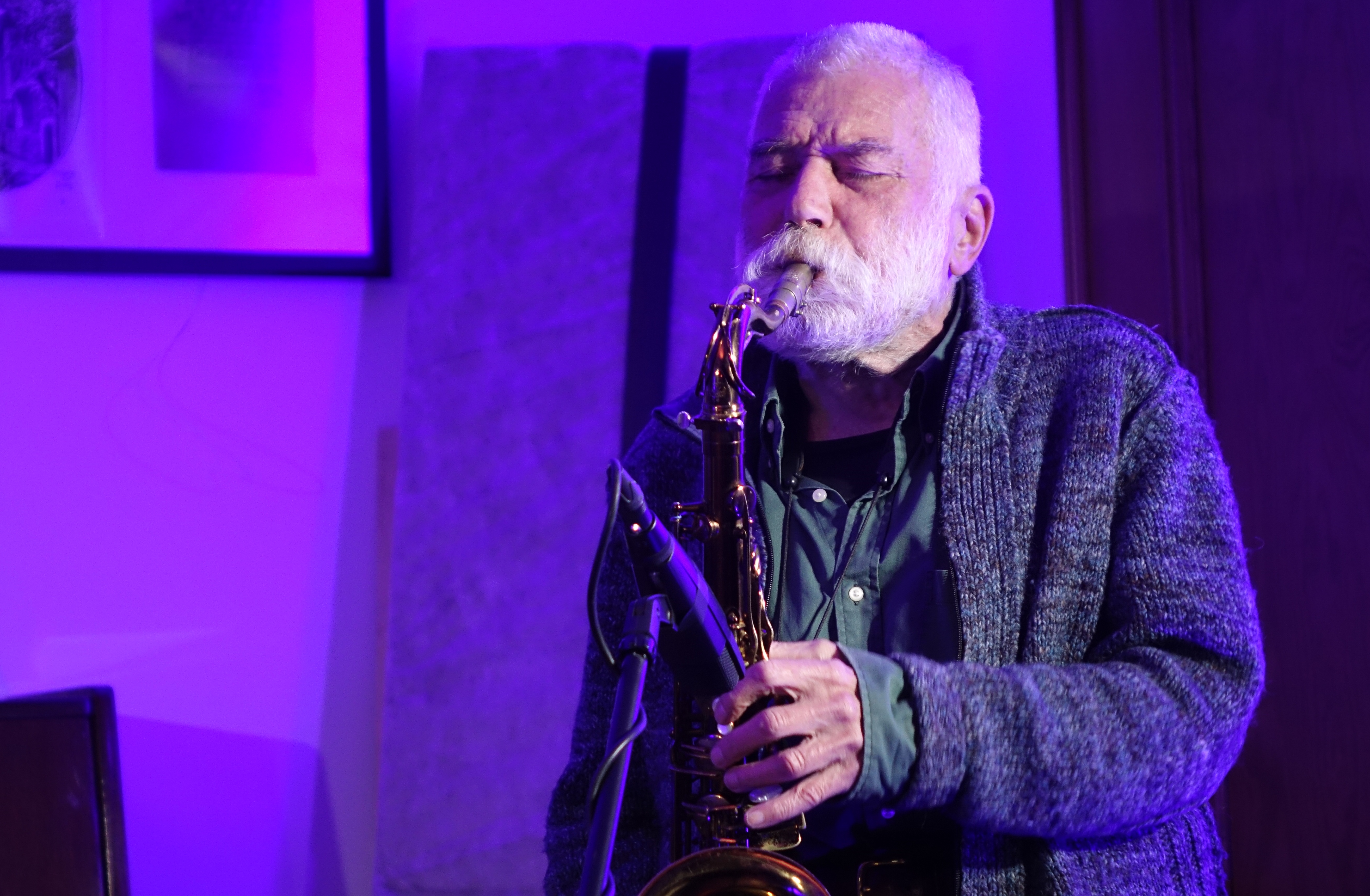 Peter Brötzmann at Wlen, Poland on 23 September 2018