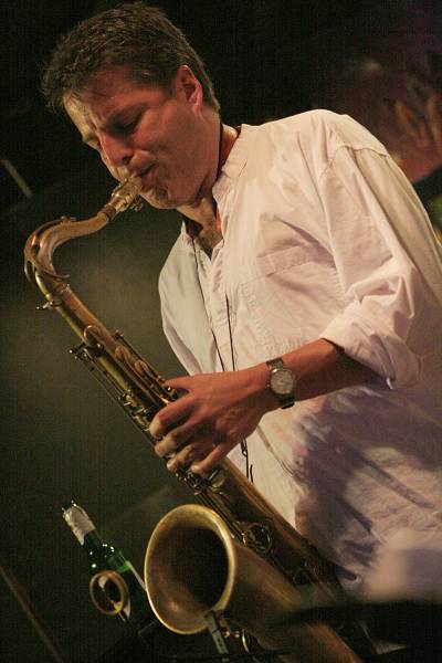 Adam Kolker with the "Adam Kolker Quartet" at the Fat Cat, Manhattan, New-York, USA, June 2006