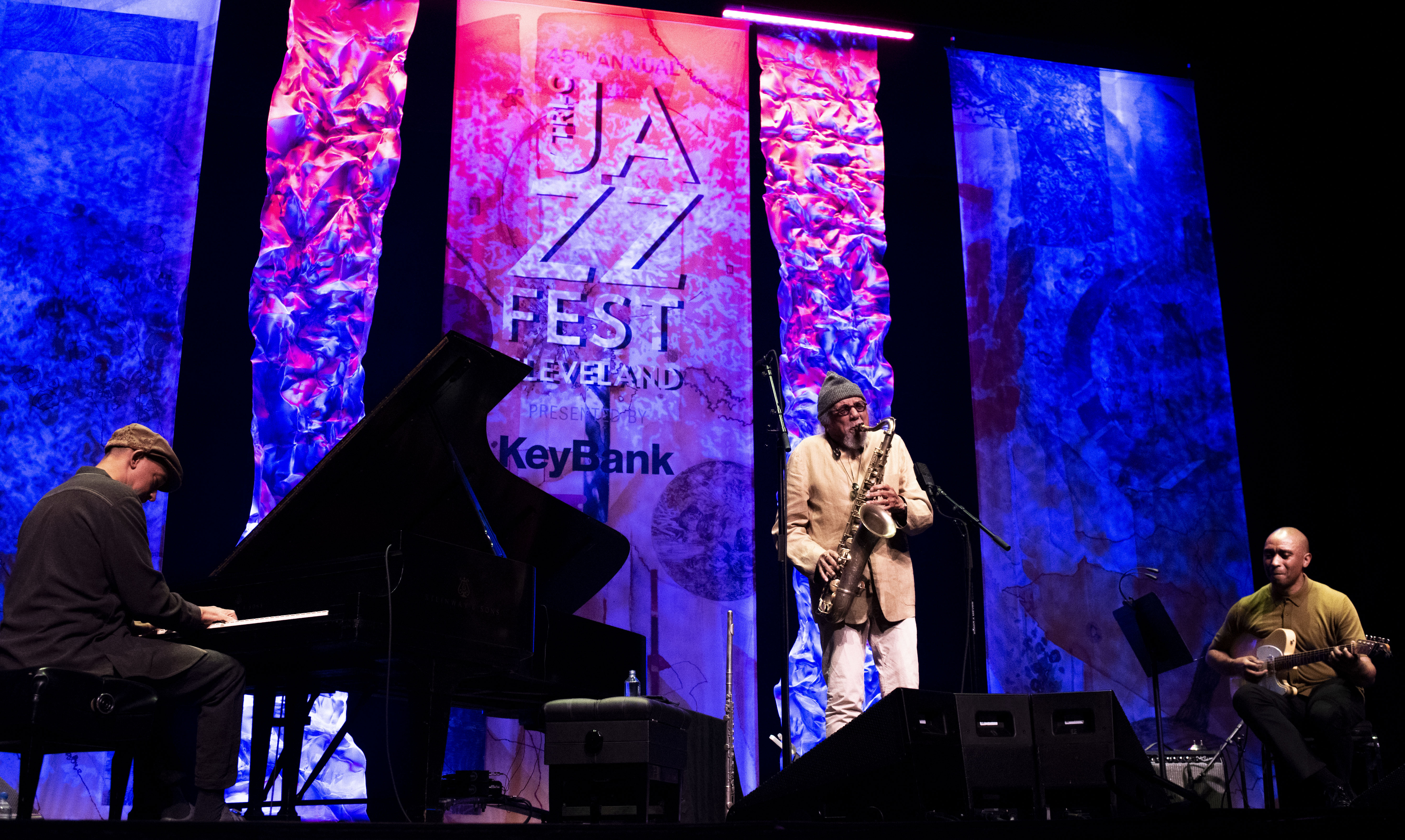 Gerald Clayton, Charles Lloyd, and Marvin Sewell