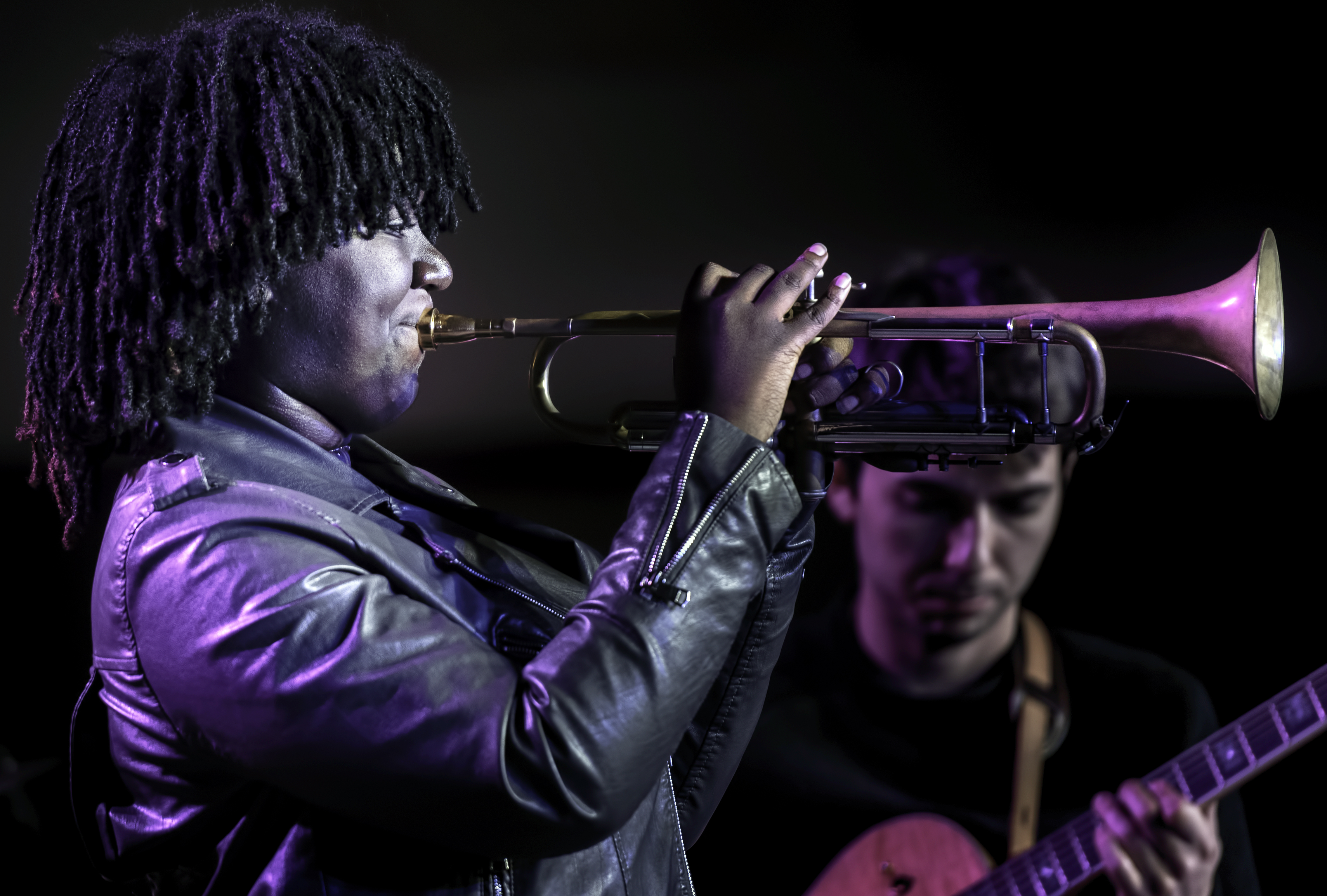 Akili Bradley with the Akili and Ayana Bradley Quintet at the Monterey Jazz Festival 2018