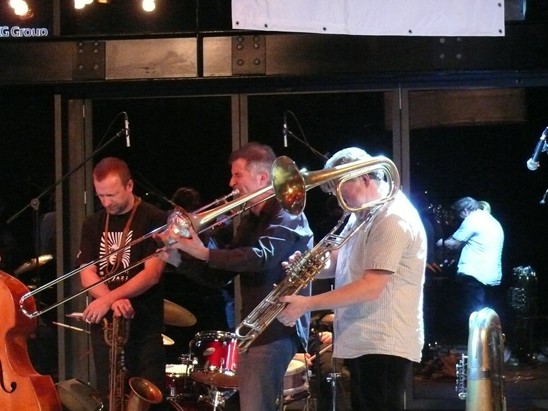 Gustafsson, Bishop, Holmlander at Vdu Jazz Connection, 2012