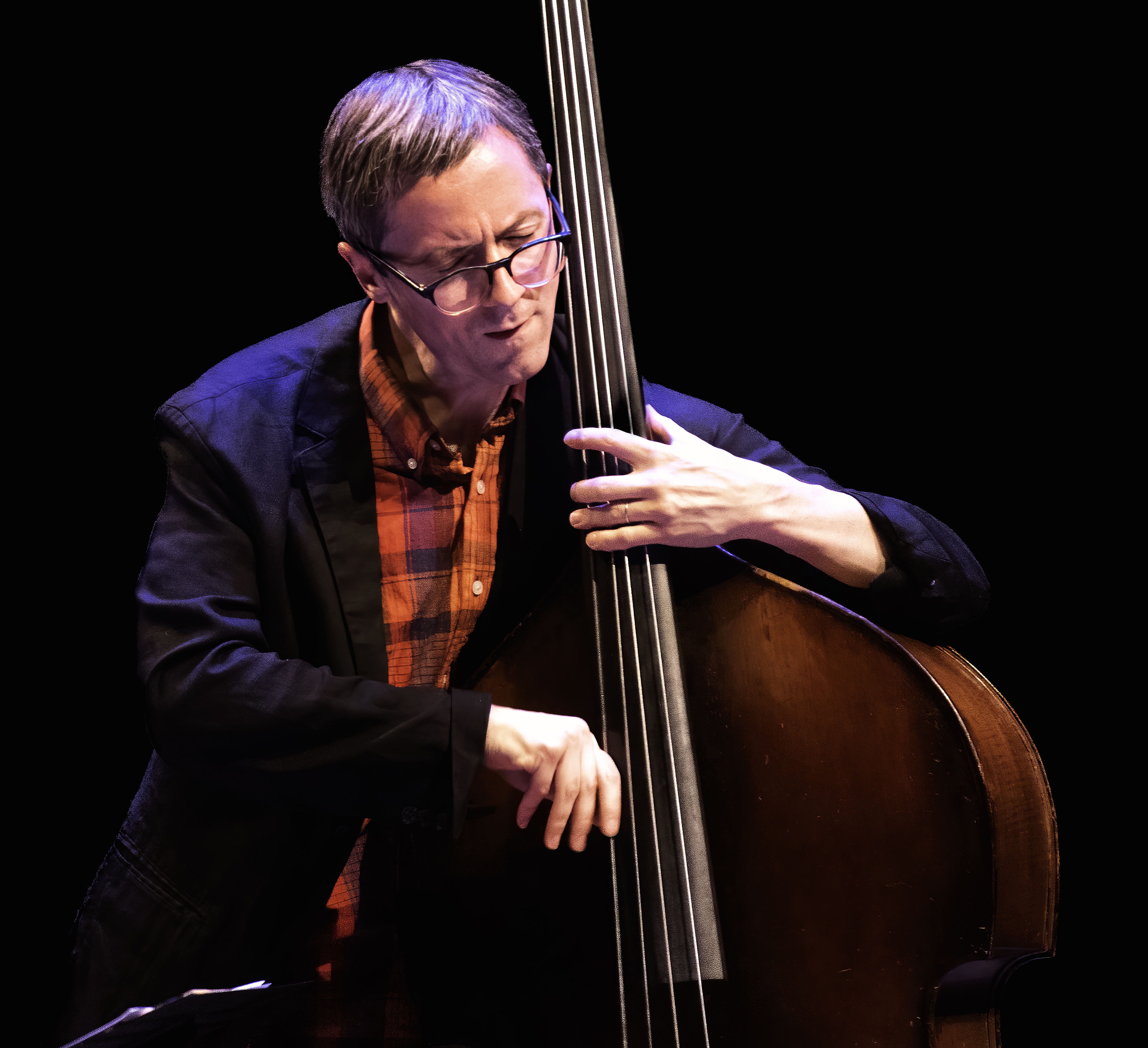 Thomas Morgan with the Bill Frisell Trio+1 at Roulette in Brooklyn