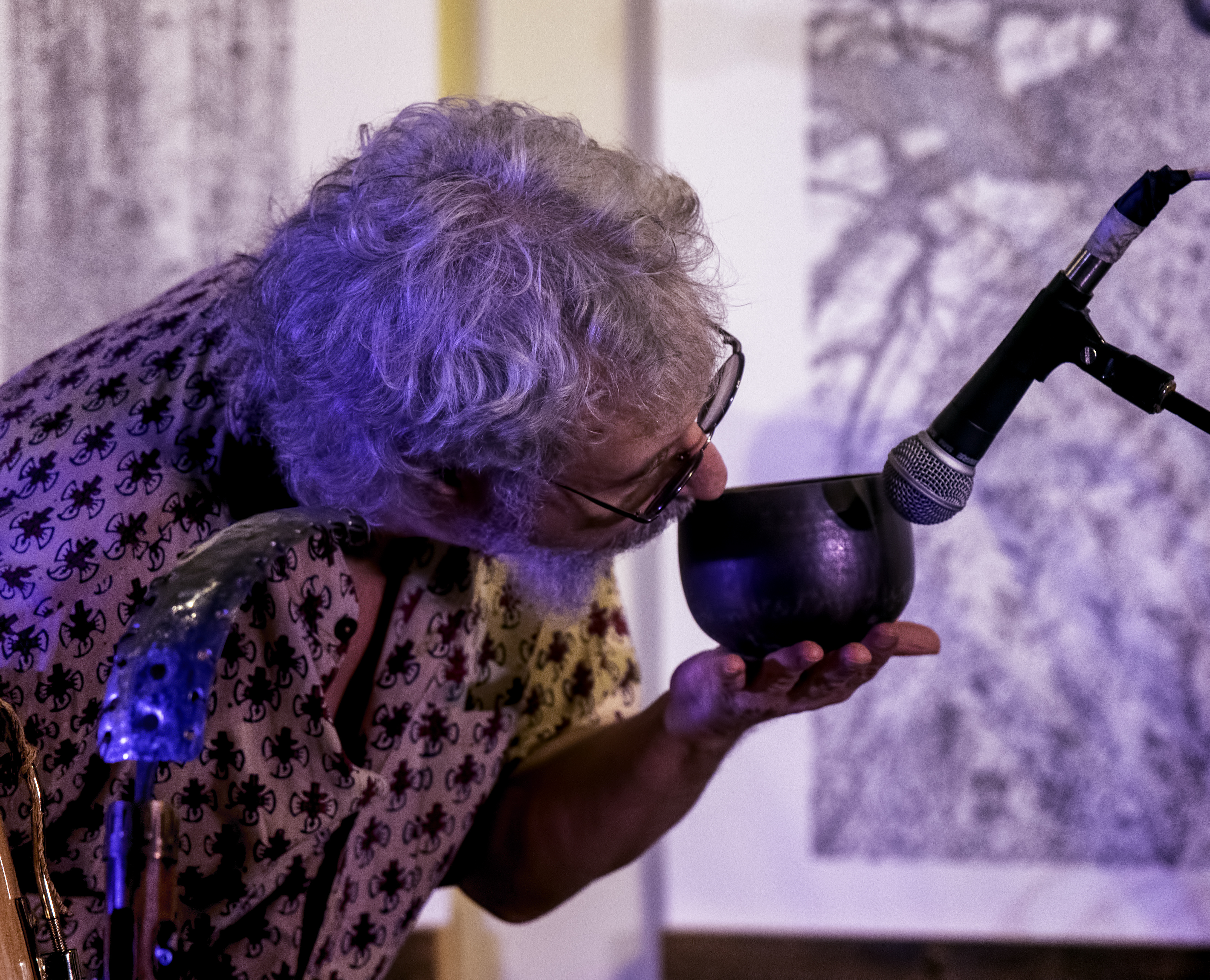 Adam Rudolph with Karuna at the Guelph Jazz Festival 2019