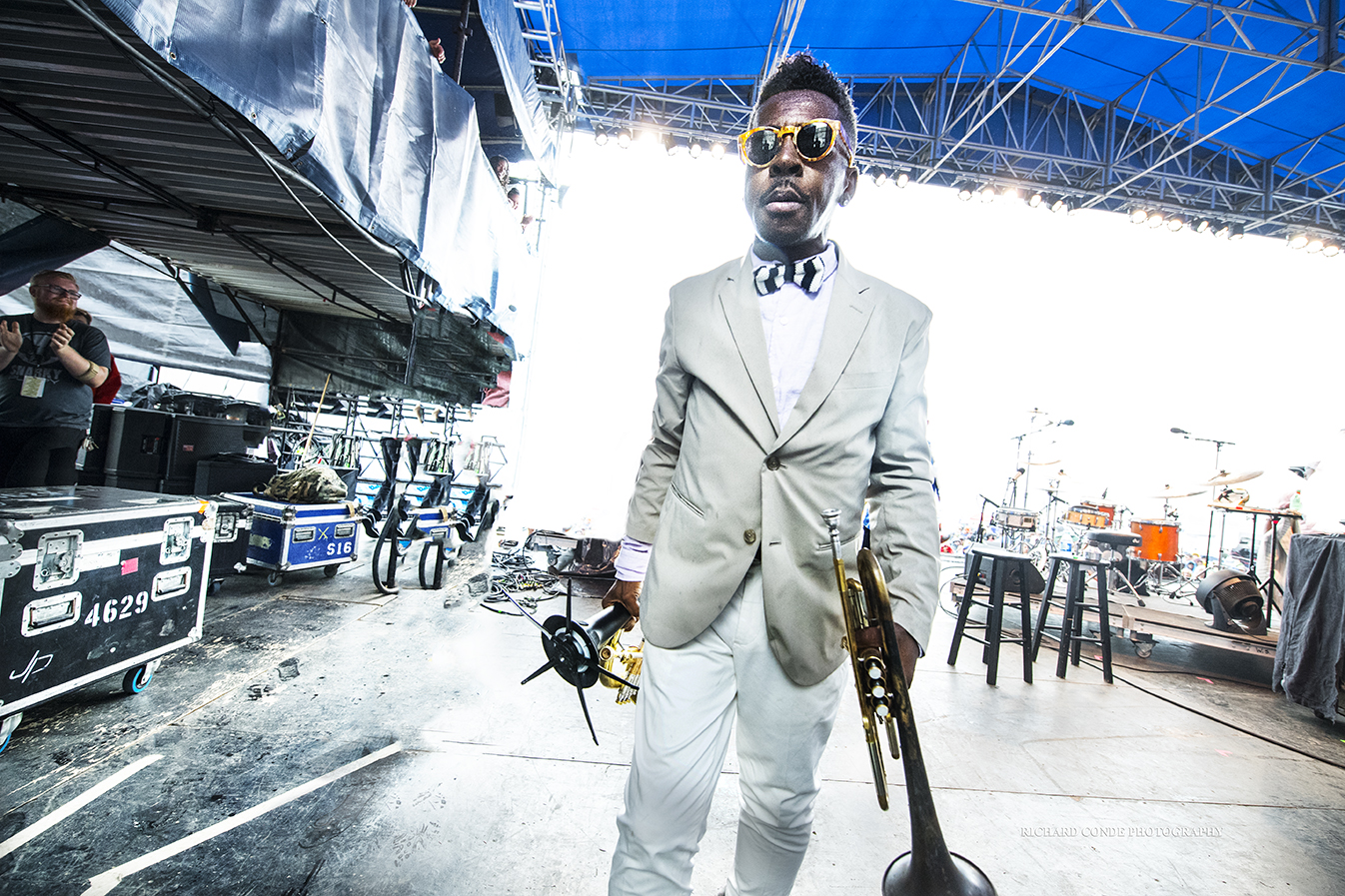 Roy Hargrove at the 2018 Newport Jazz Festival