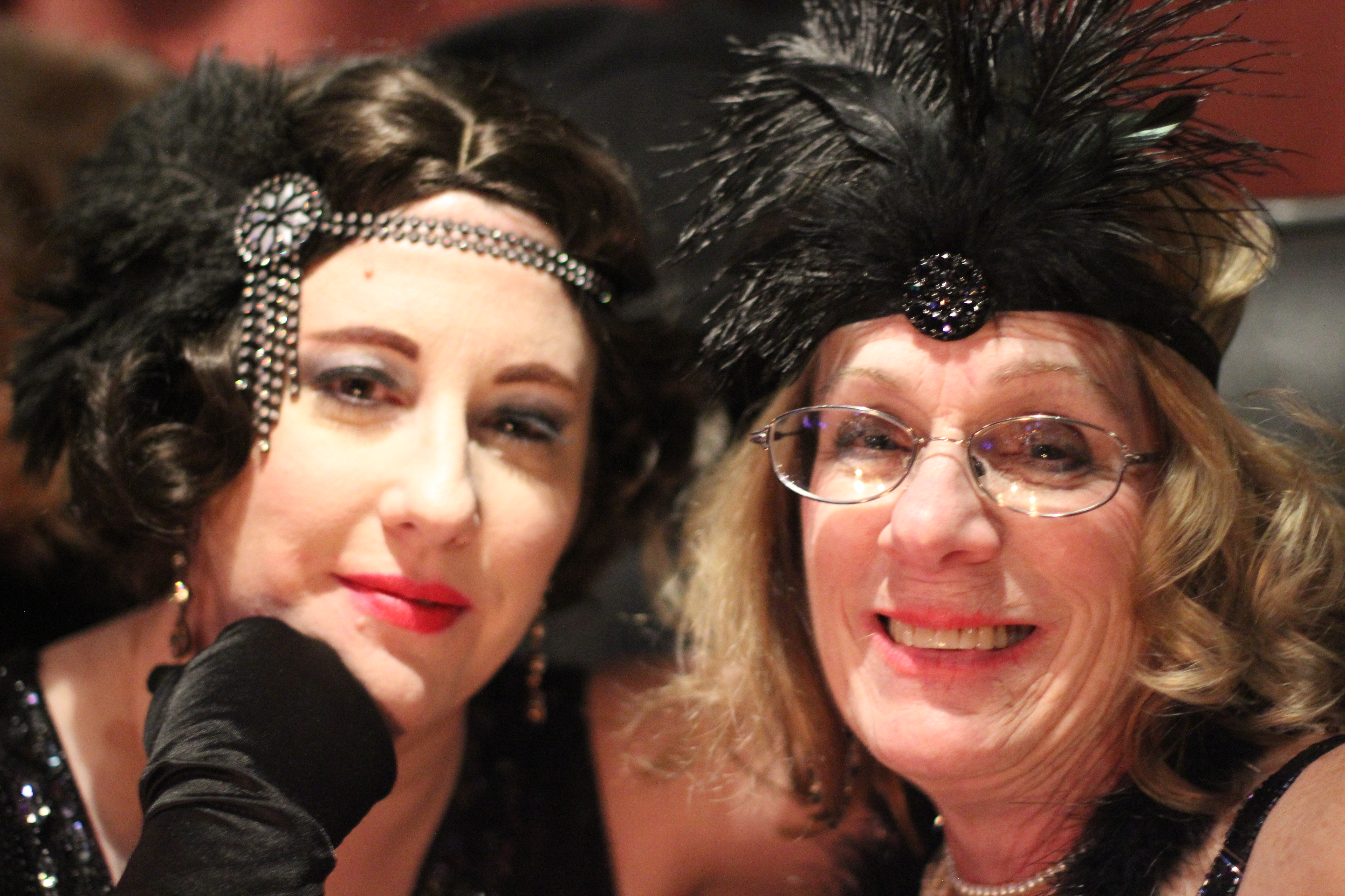 Dancers in vintage dress