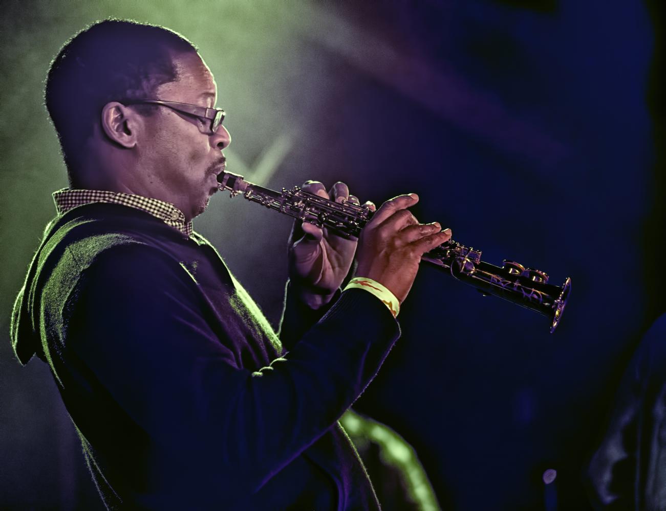 Ravi Coltrane with the Pharoah Sanders Quartet at The NYC Winter Jazzfest 2017