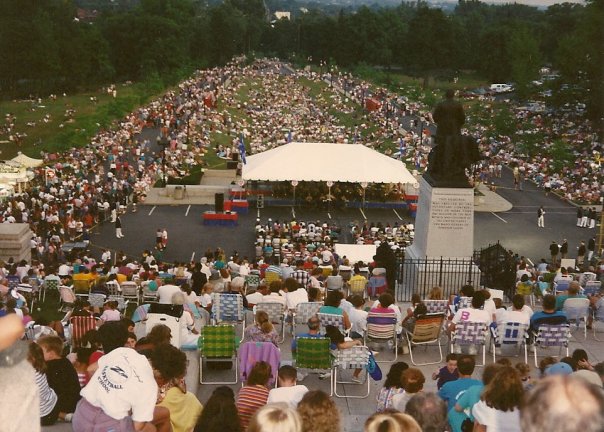 Band gig in Canton, Ohio