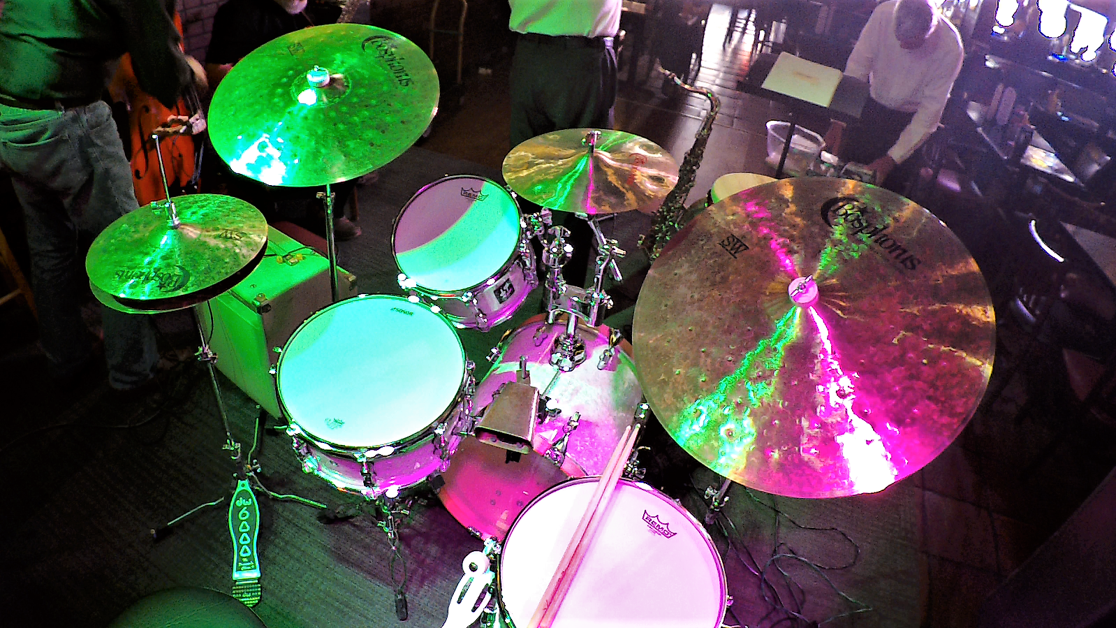 Tito Cruz with Sonor AQ2 drums set