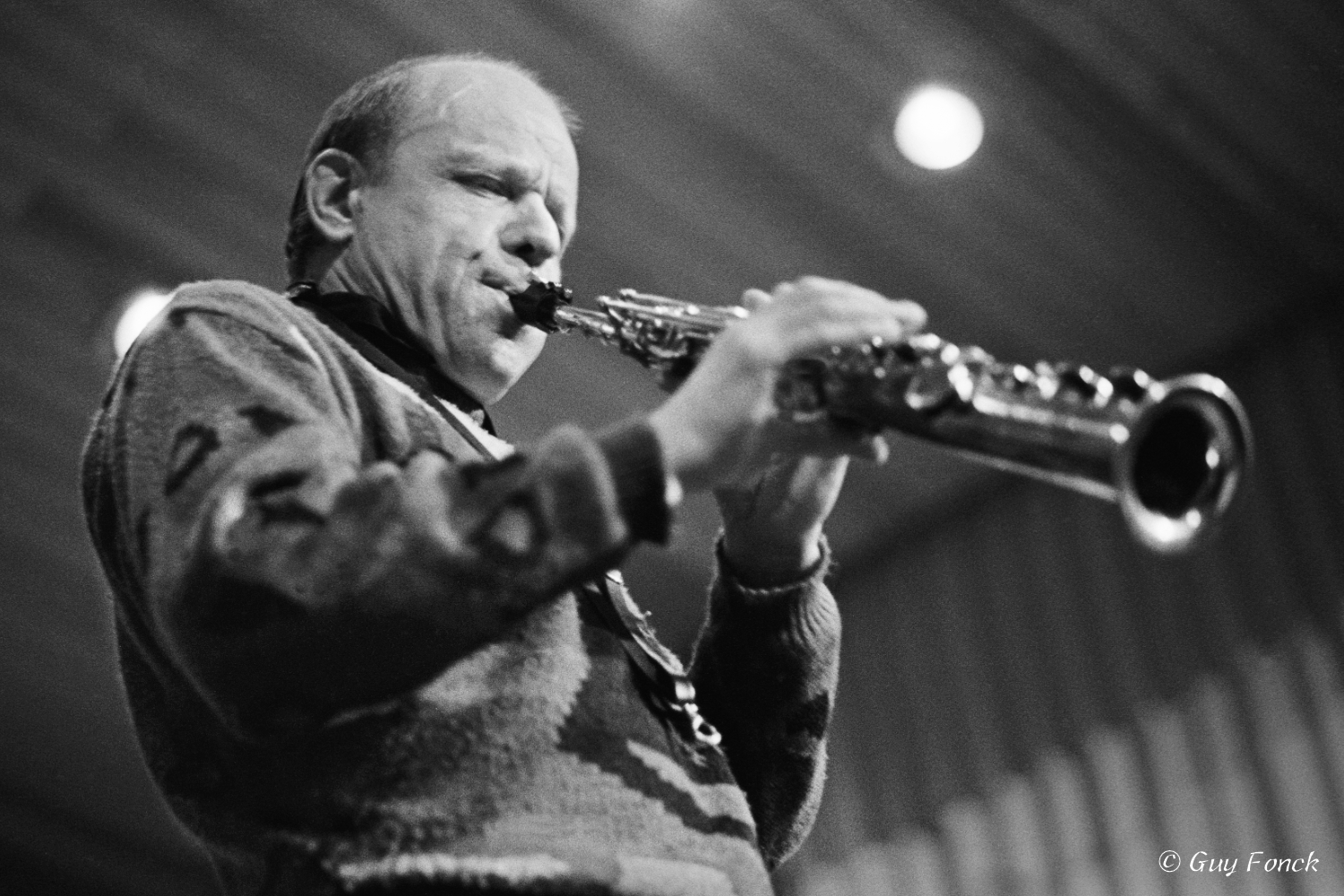 Gerd Dudek 1985 — jazz photo by Guy Fonck | All About Jazz