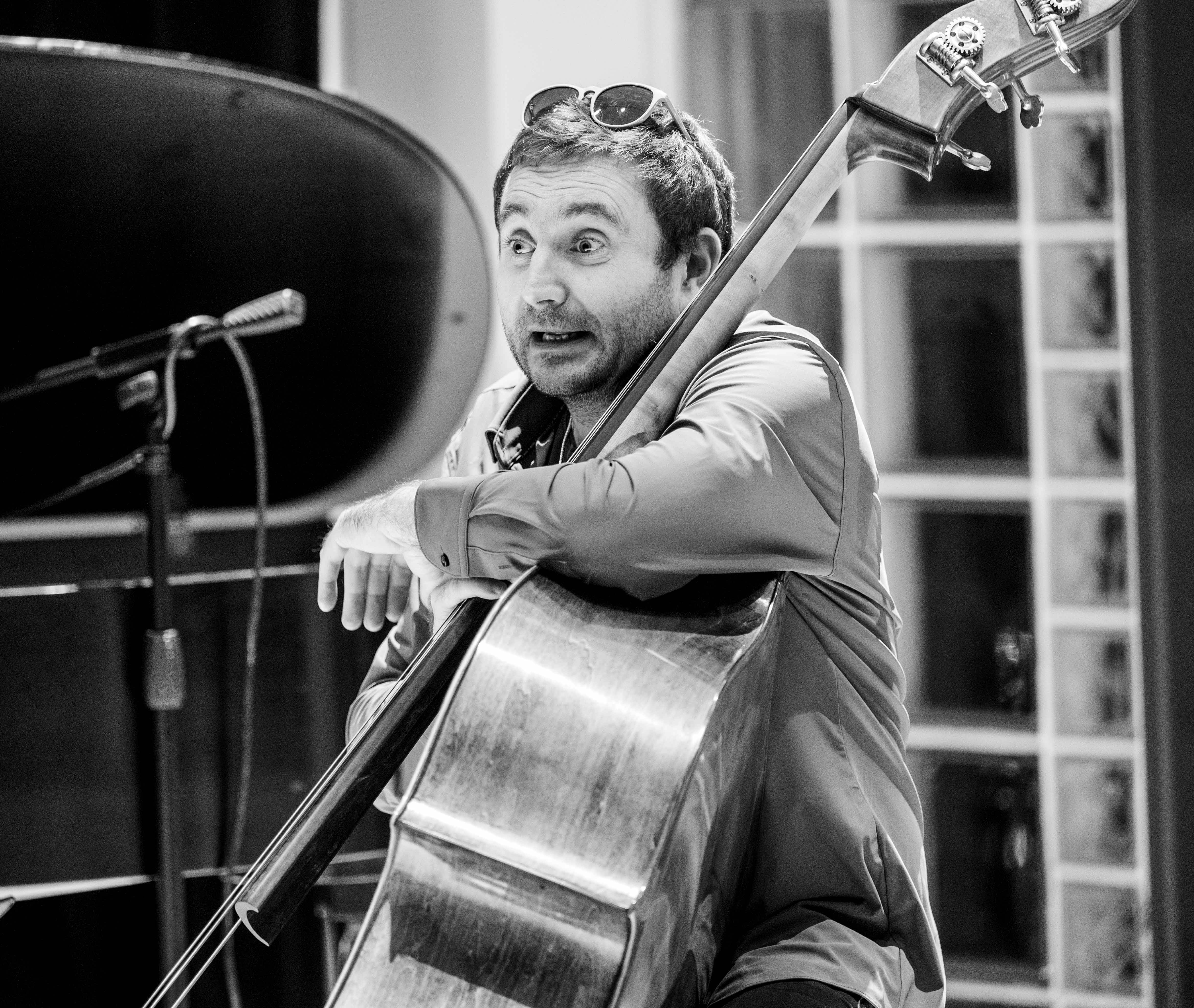 Justin Kauflin and Thomas Fonnesbaek at the Governor's School for the Arts
