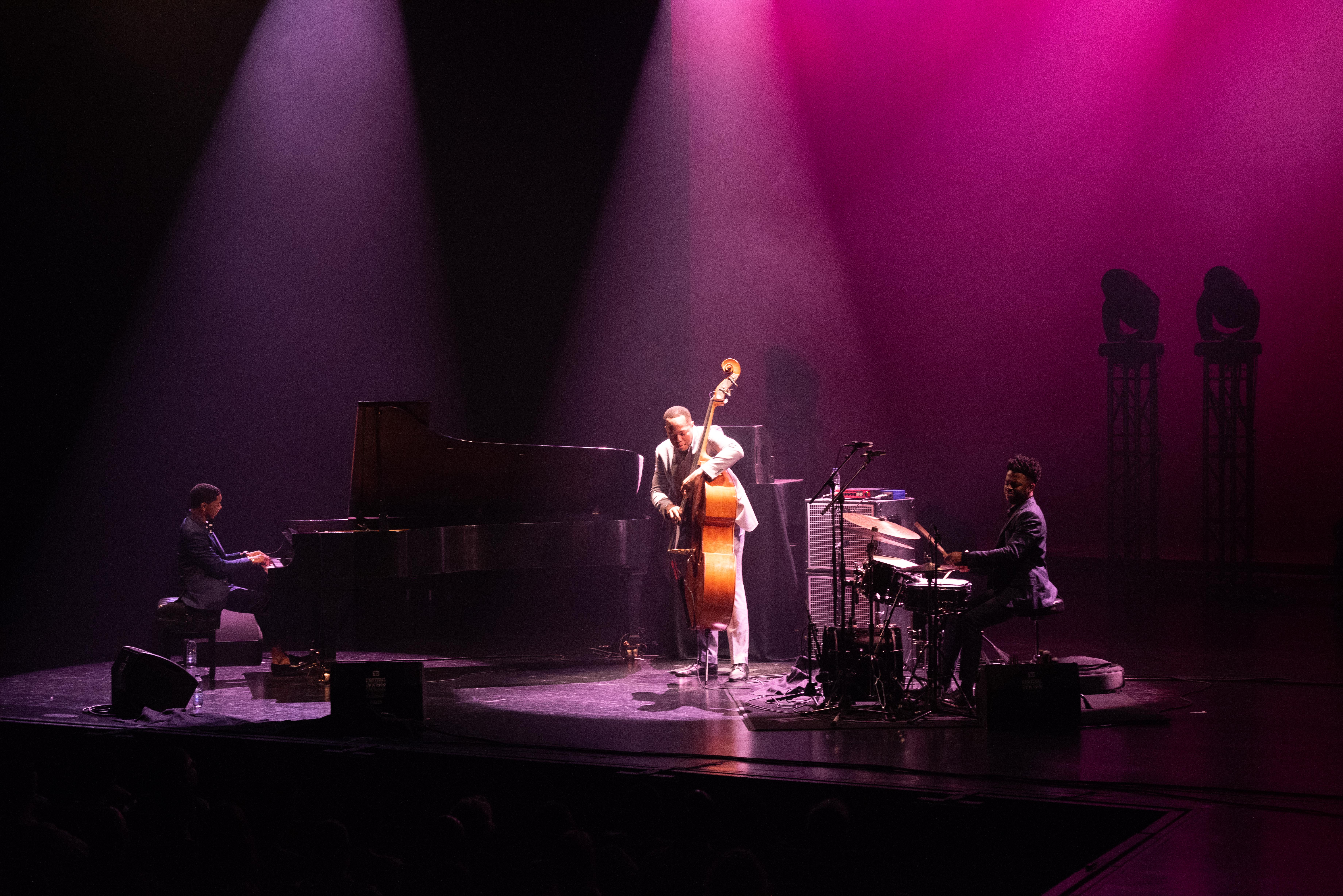 Christian Sands, Eric Wheeler and Jonathan Barber at The Montreal International Jazz Festival 2018