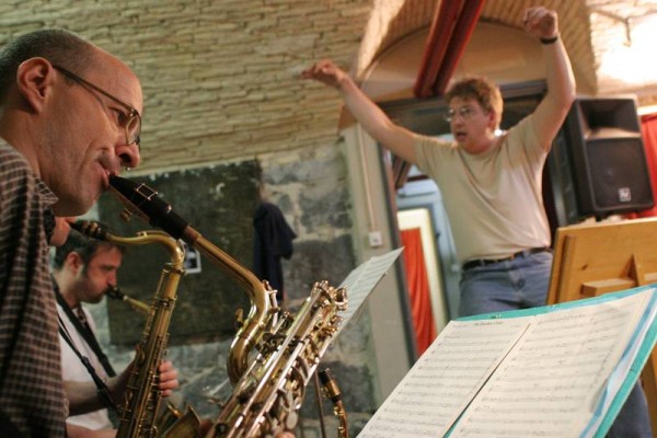 Thomas Danseizen, Nicolas Masson, Martin Wisard and Scott Stroman with "Kenny Wheeler & the Geneva Dowtown Orchestra - The Sweet