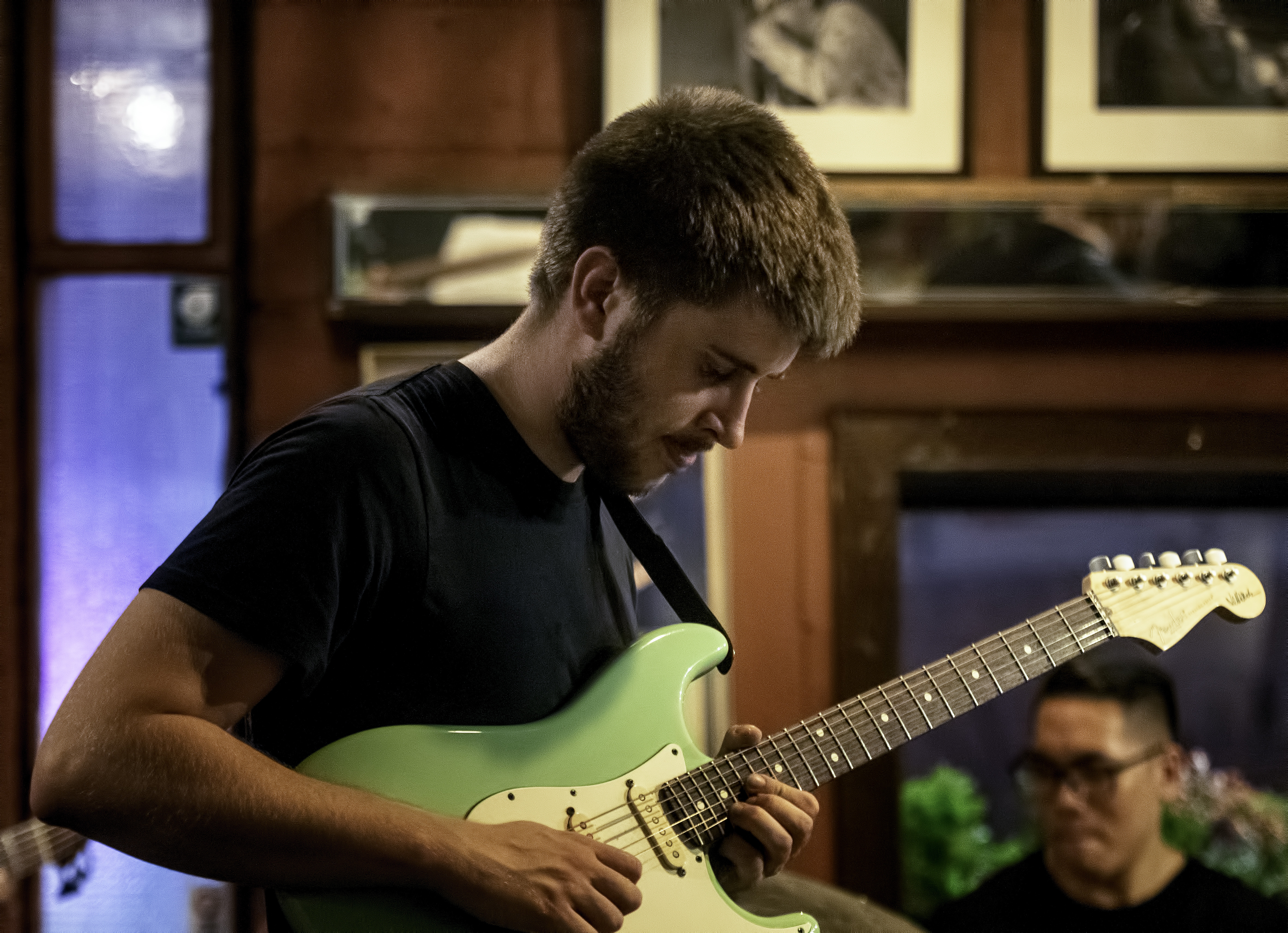 Andrew Marzotto with Dayna Stephens at the Rex Jazz Bar at the Toronto Jazz Festival 2019