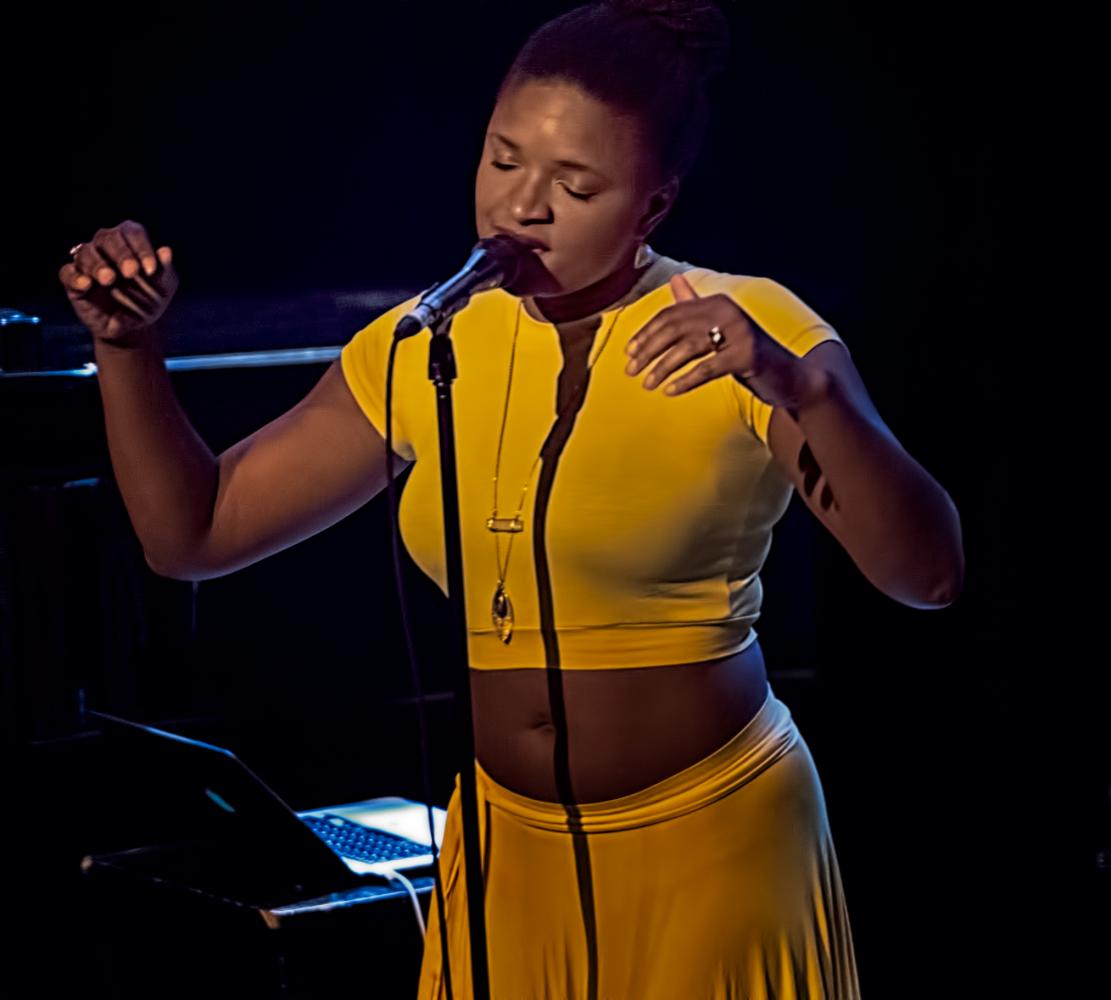 Lizz Wright with Christian Scott at the Montreal International Jazz Festival 2016