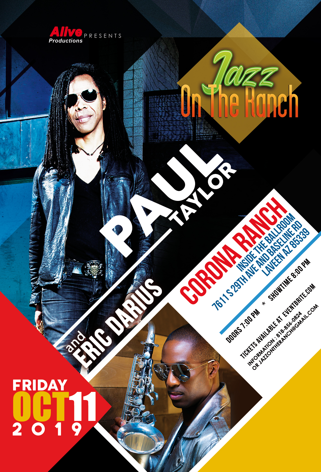 Jazz On The Ranch with Paul Taylor and Eric Darius