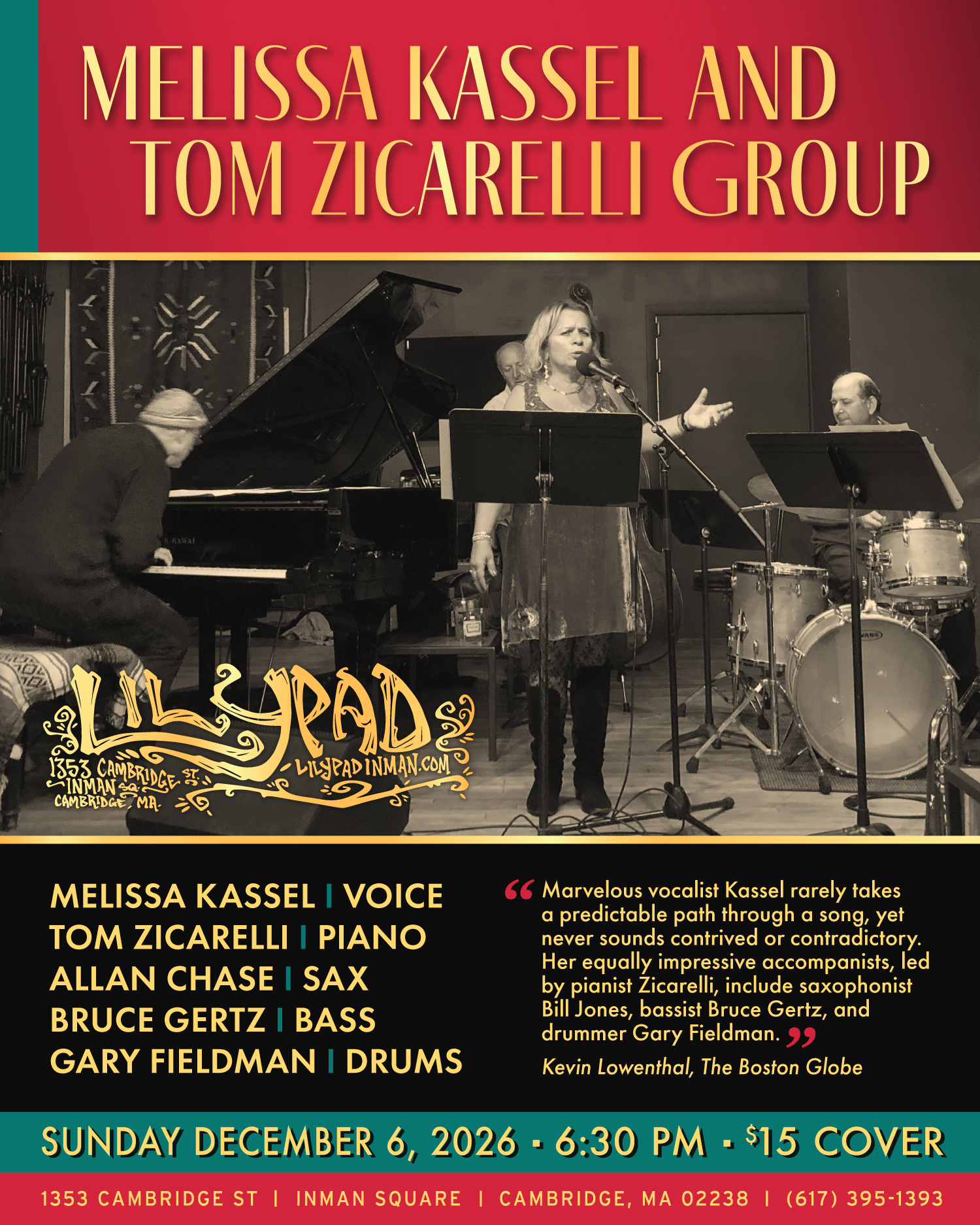 Untitled Jazz Photo — jazz photo by Melissa Kassel | All About Jazz