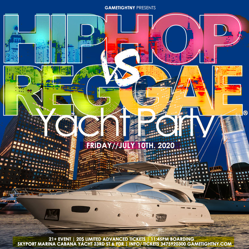 Manhattan Hip Hop Vs. Reggae® Midnight Yacht Party At Cabana