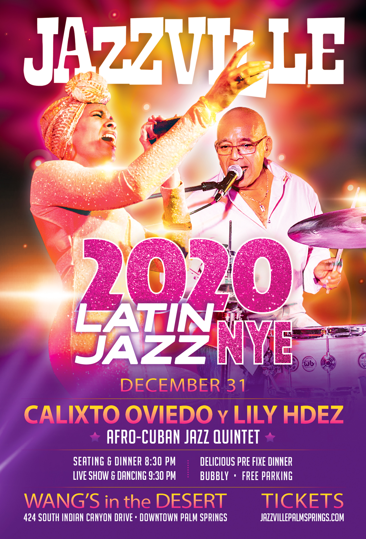 Latin Jazz New Year's Eve - Jazzville Palm Springs