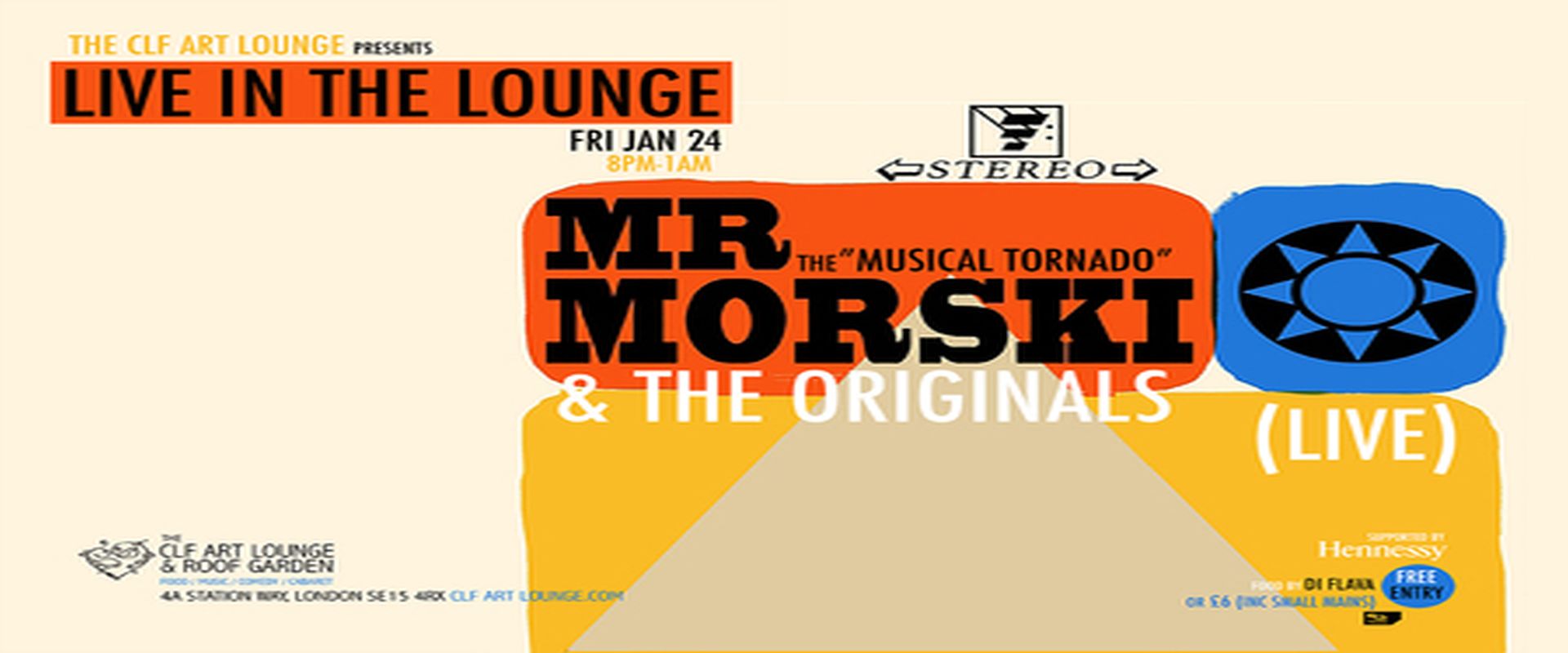 Mr. Morski And The Originals - Live In The Lounge - Free Entry