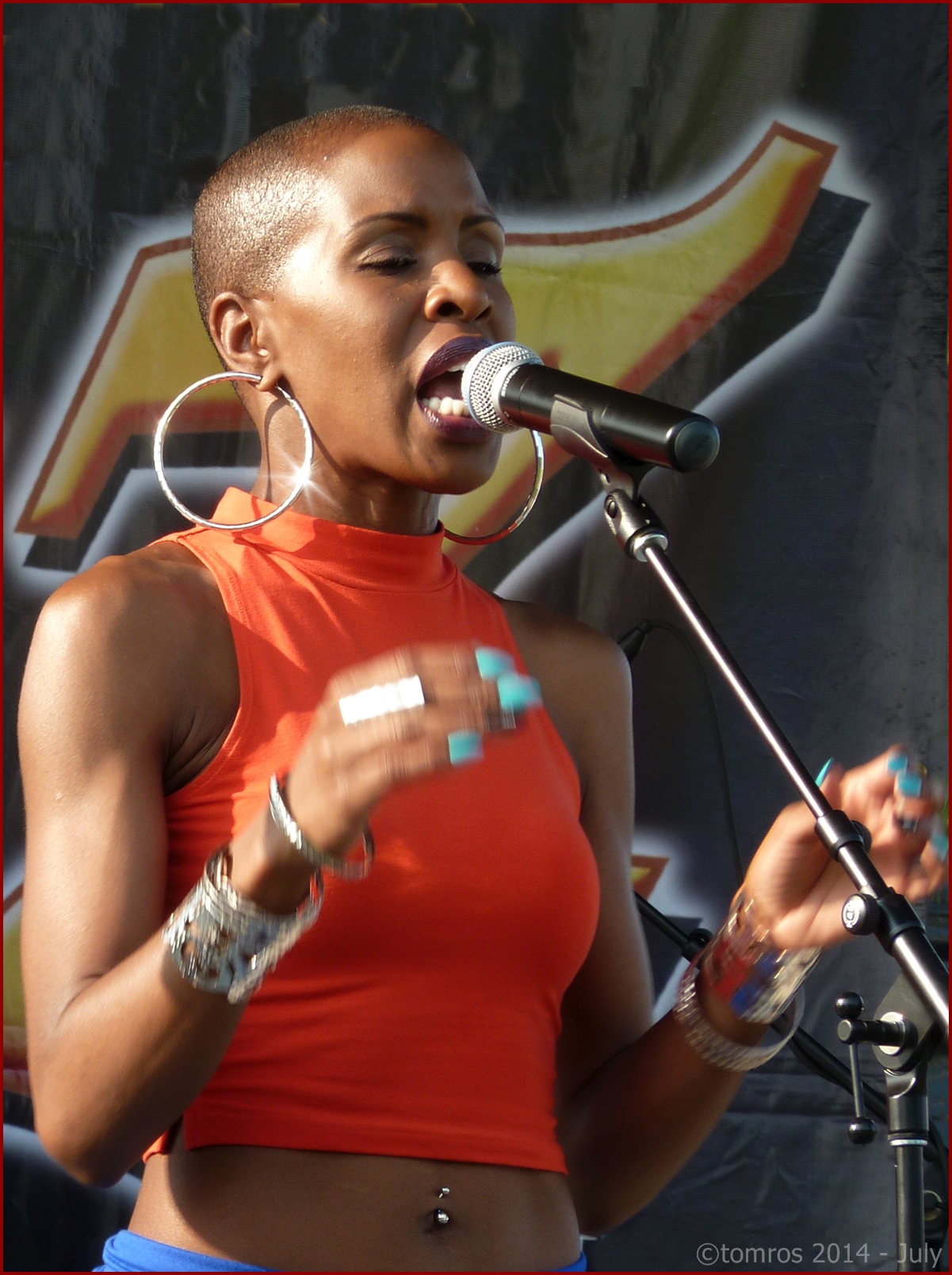 Kolette Easy at Beaches Jazz Festival on Island Stage - Woodbine Park 18. July, 2014