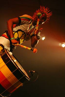 Olodum at the Swiss World Music Festival, Vernier, Geneva, Switzerland, 2005