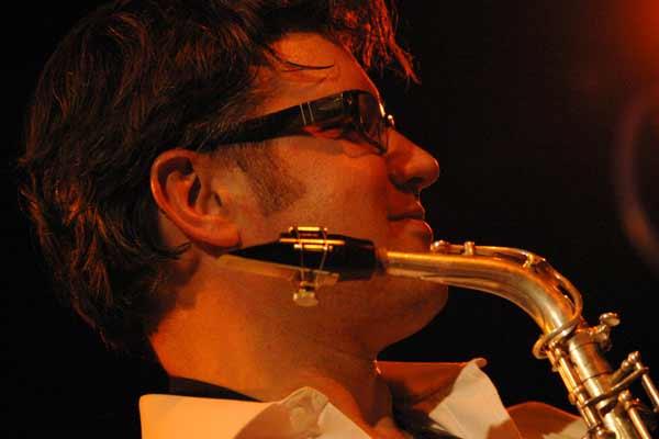 Stefano Saccon with "Stefano Saccon Quartet" at Amr, Sud Des Alpes, Geneva, Switzerland,2005