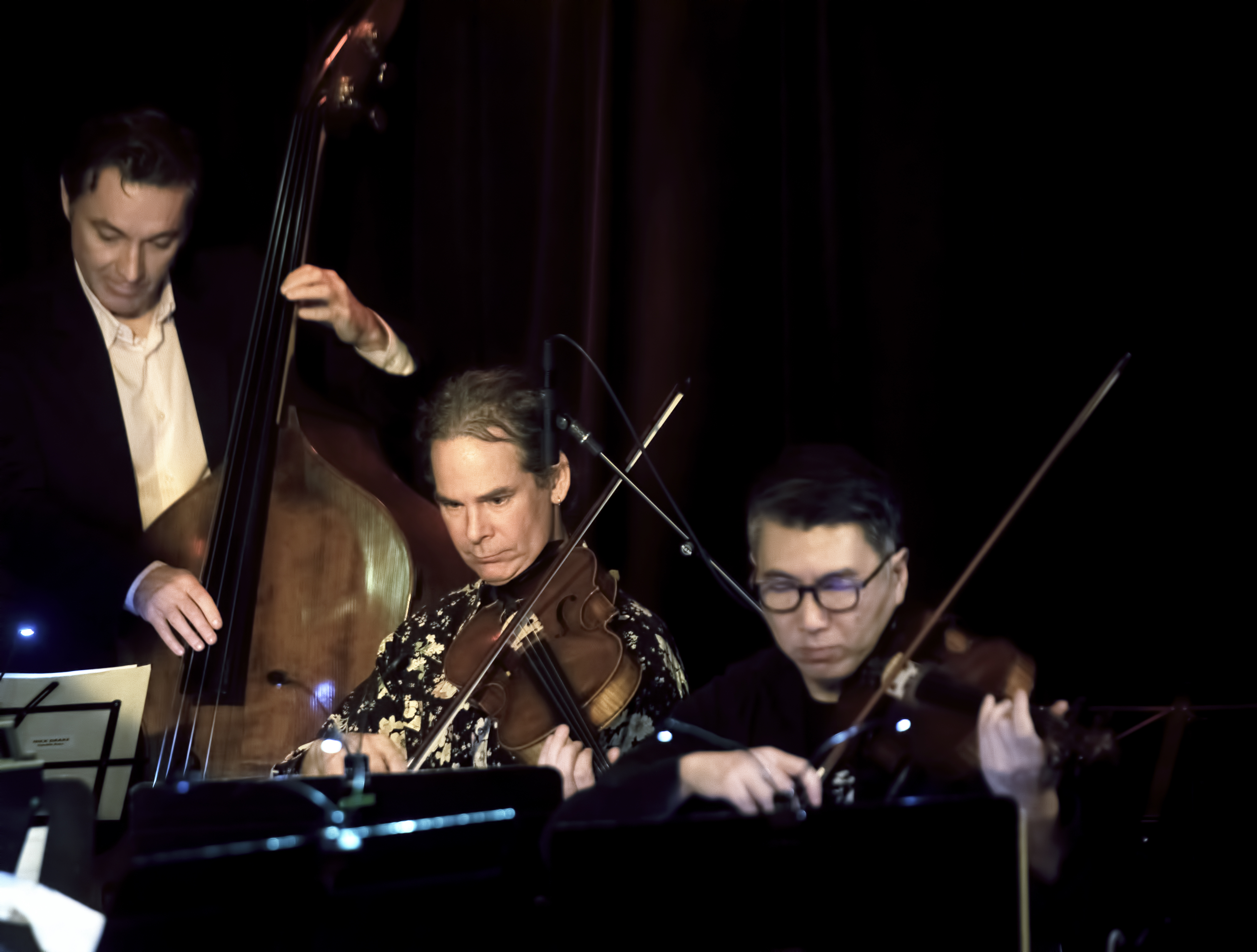 Maury Lafoy, Johan Lotter and Alex Cheung with Songs of Nick Drake at Hugh's Room in Toronto