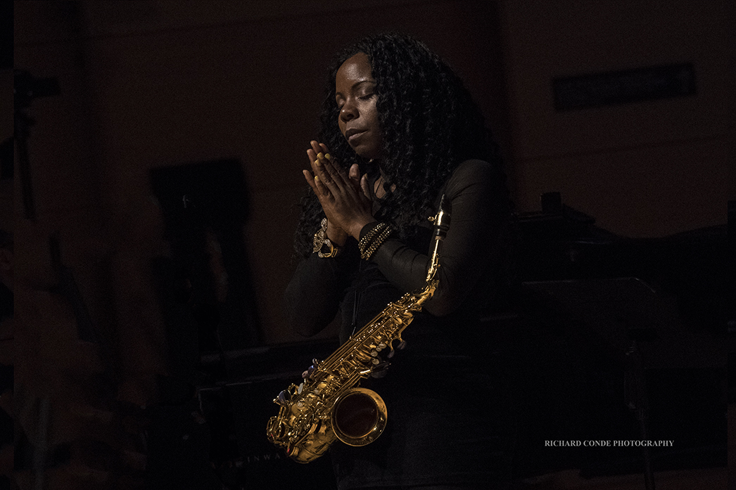 Tia Fuller at the 2018 Winter Jazz Festival