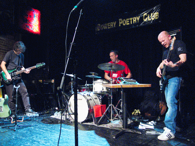 Scorch Trio with Raoul Bjrkenheim, Paal Nilssen-Love and Ingebrigt Haker Flaten - Bowery Poetry Club 2005