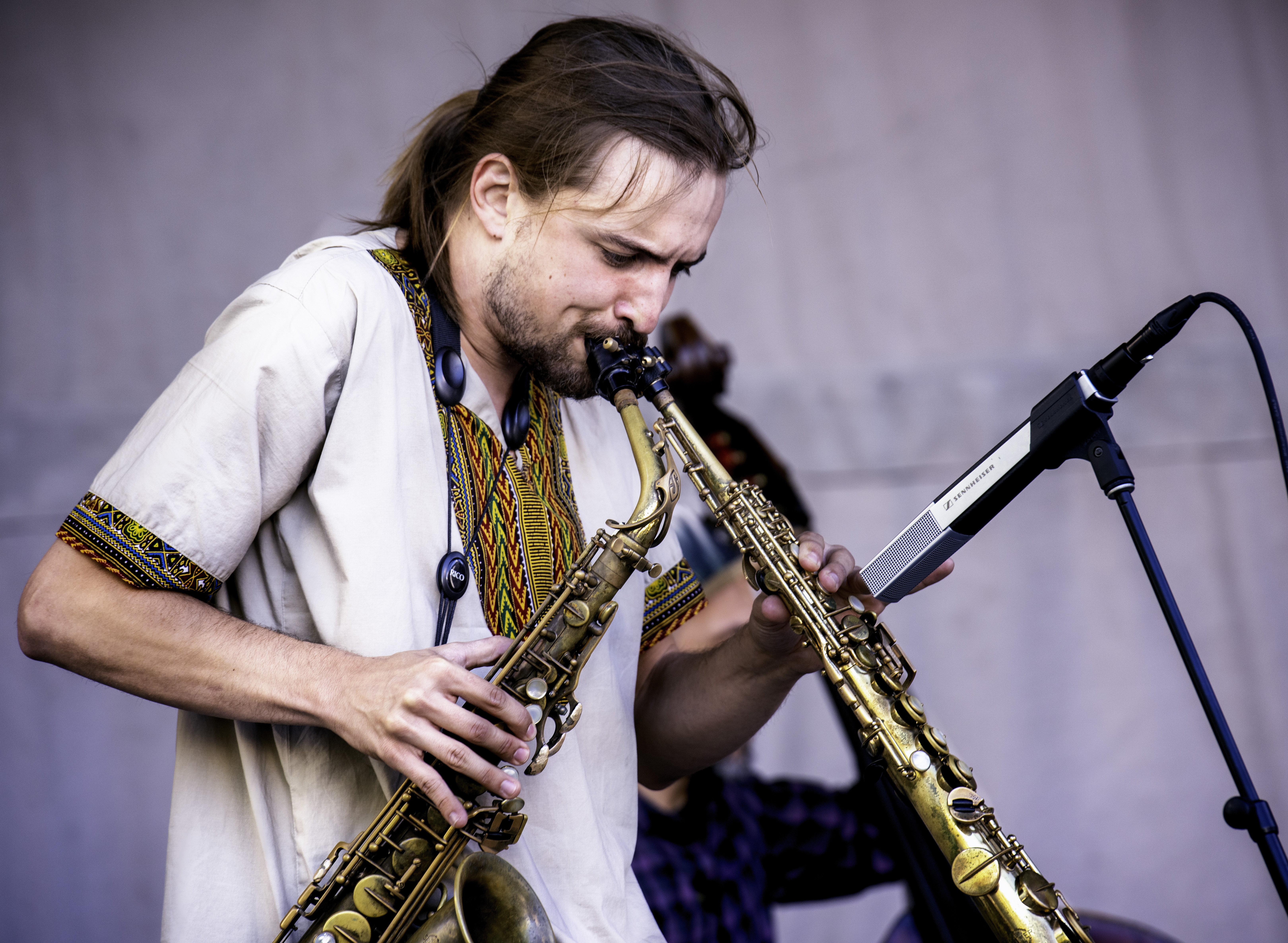 Aurélien Tomasi with the Eyevin Trio at the Guelph Jazz Festival 2019