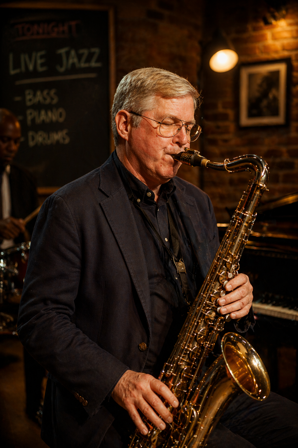 Playing a dinner gig — jazz photo by Saunders Jones Jr | All About Jazz