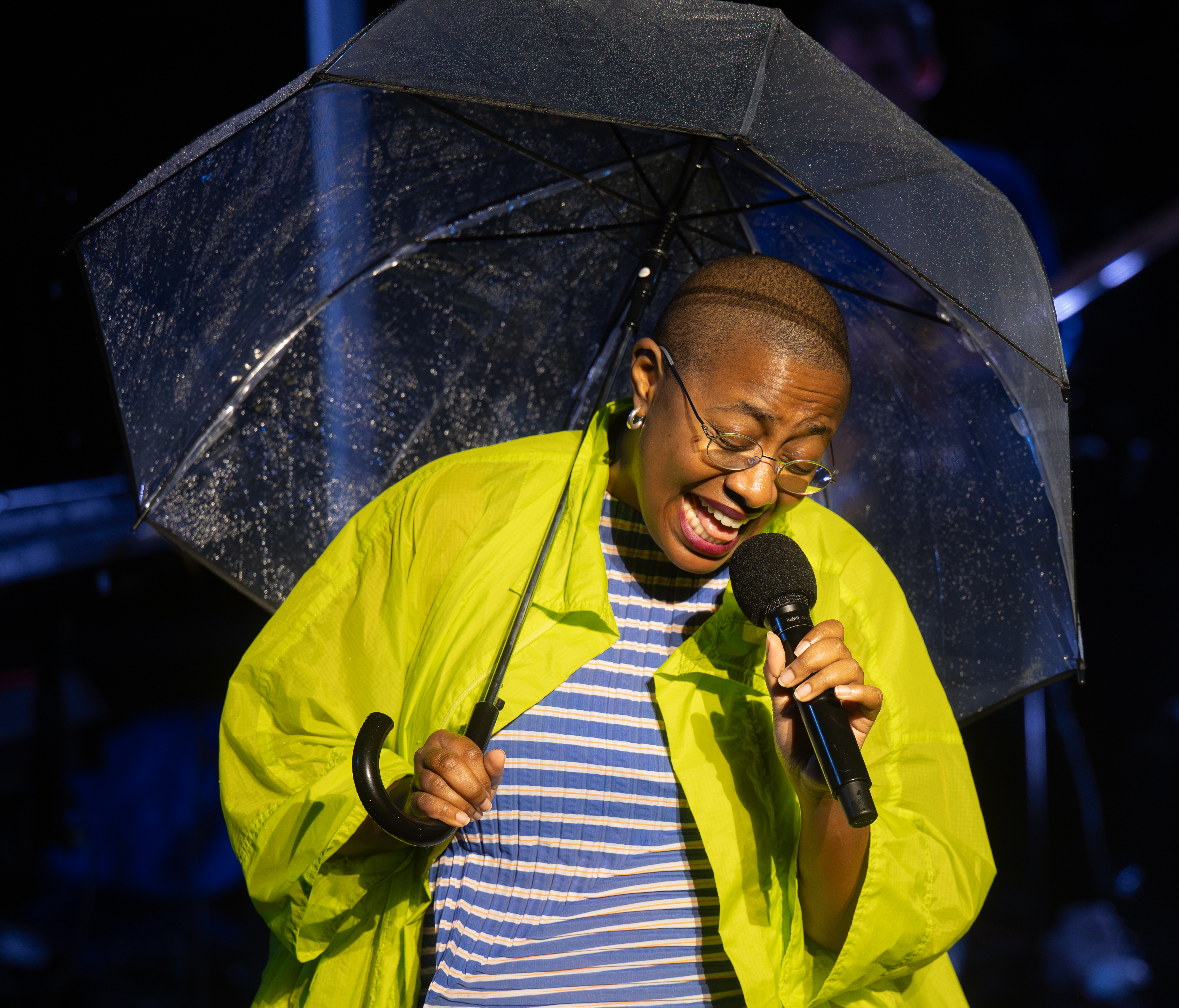 Cecile McLorin Salvant at Little Island in New York City — jazz photo by Dave Kaufman | All About Jazz