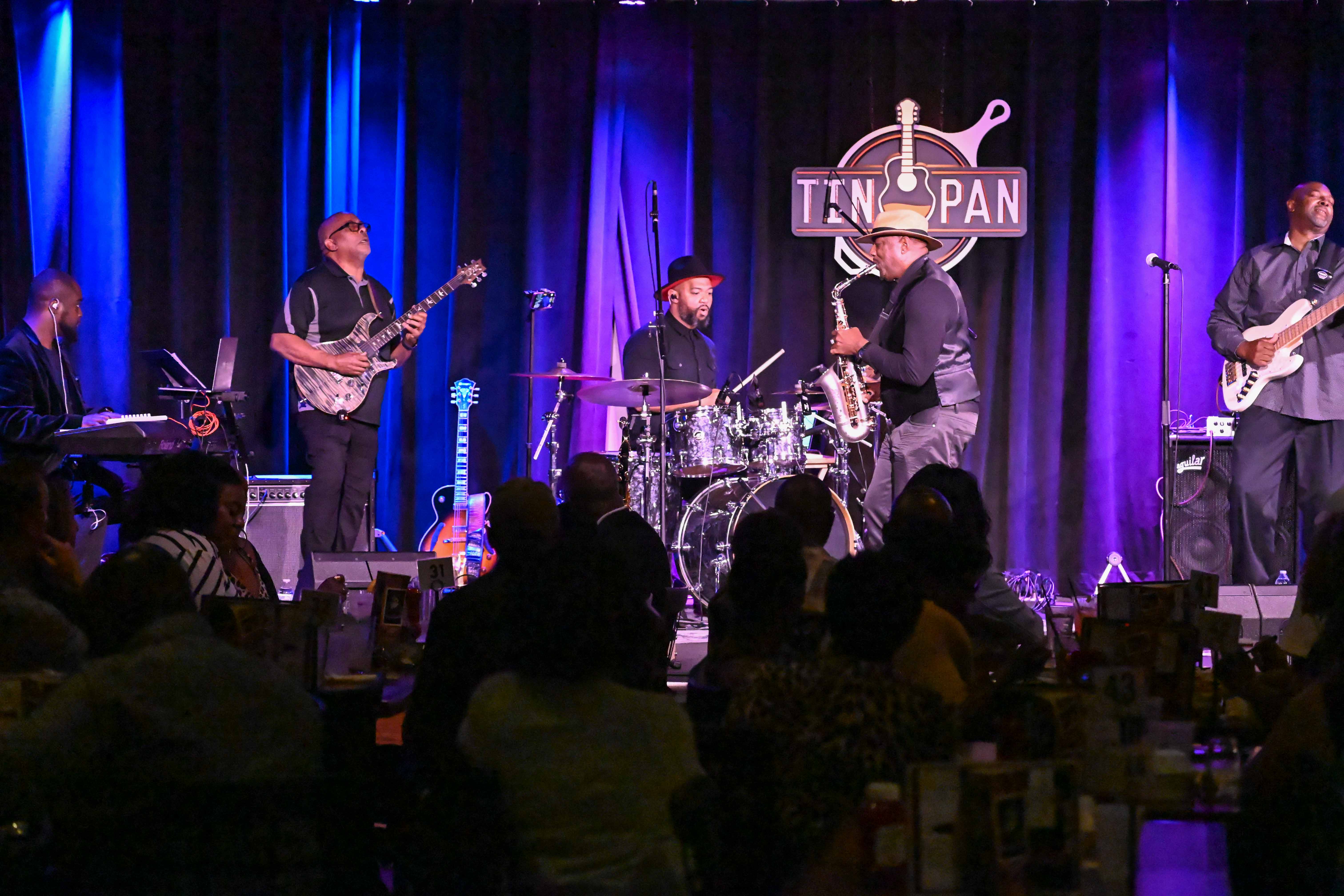 Tony Exum Jr - tenor & soprano sax, Dexter Whitaker - base, Stephon Goodwin - keyboards, Ron Thompson - guitar, CJ Baker - drums