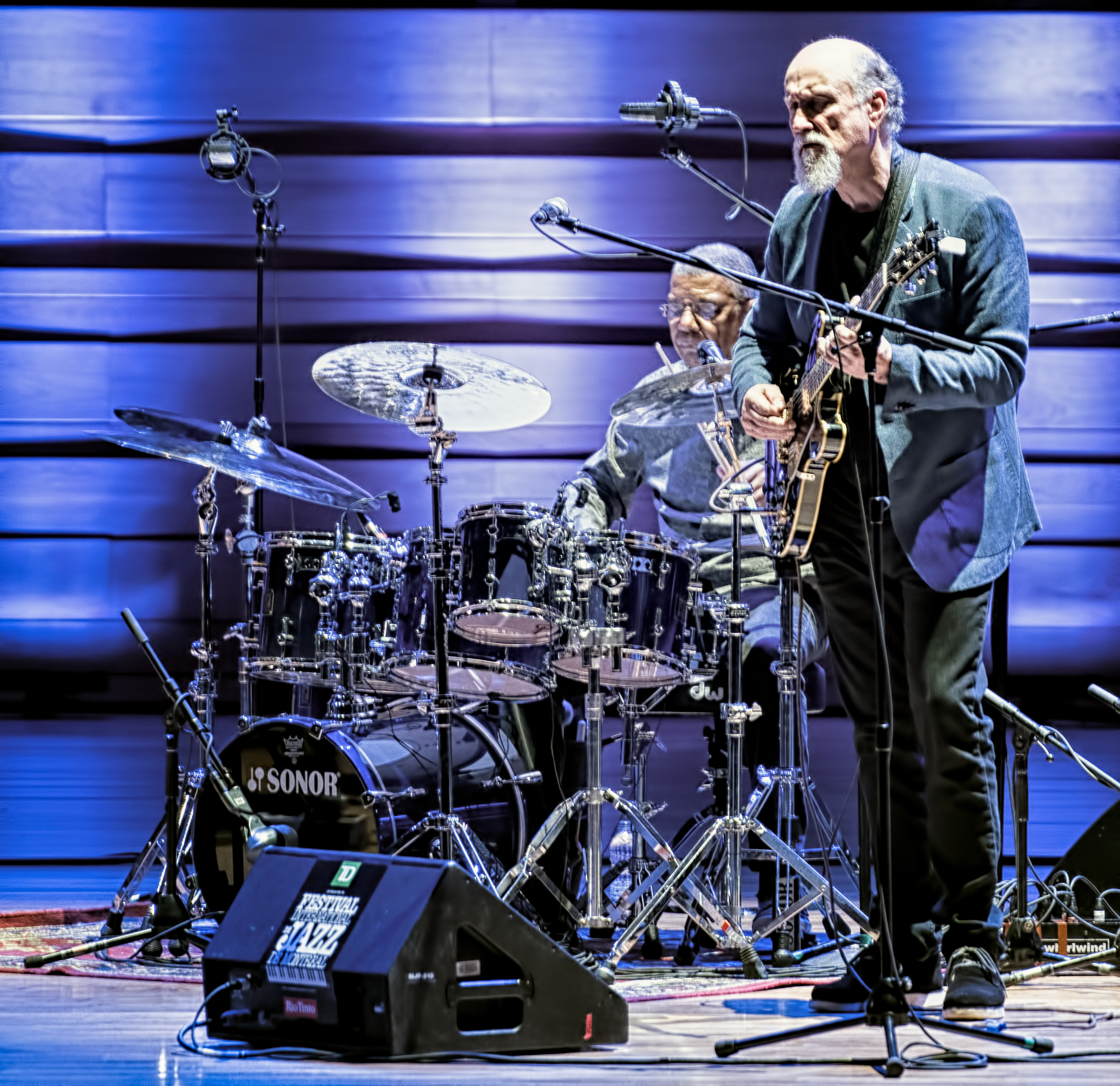 Jack Dejohnette and John Scofield with Hudson at The Montreal International Jazz Festival 2017