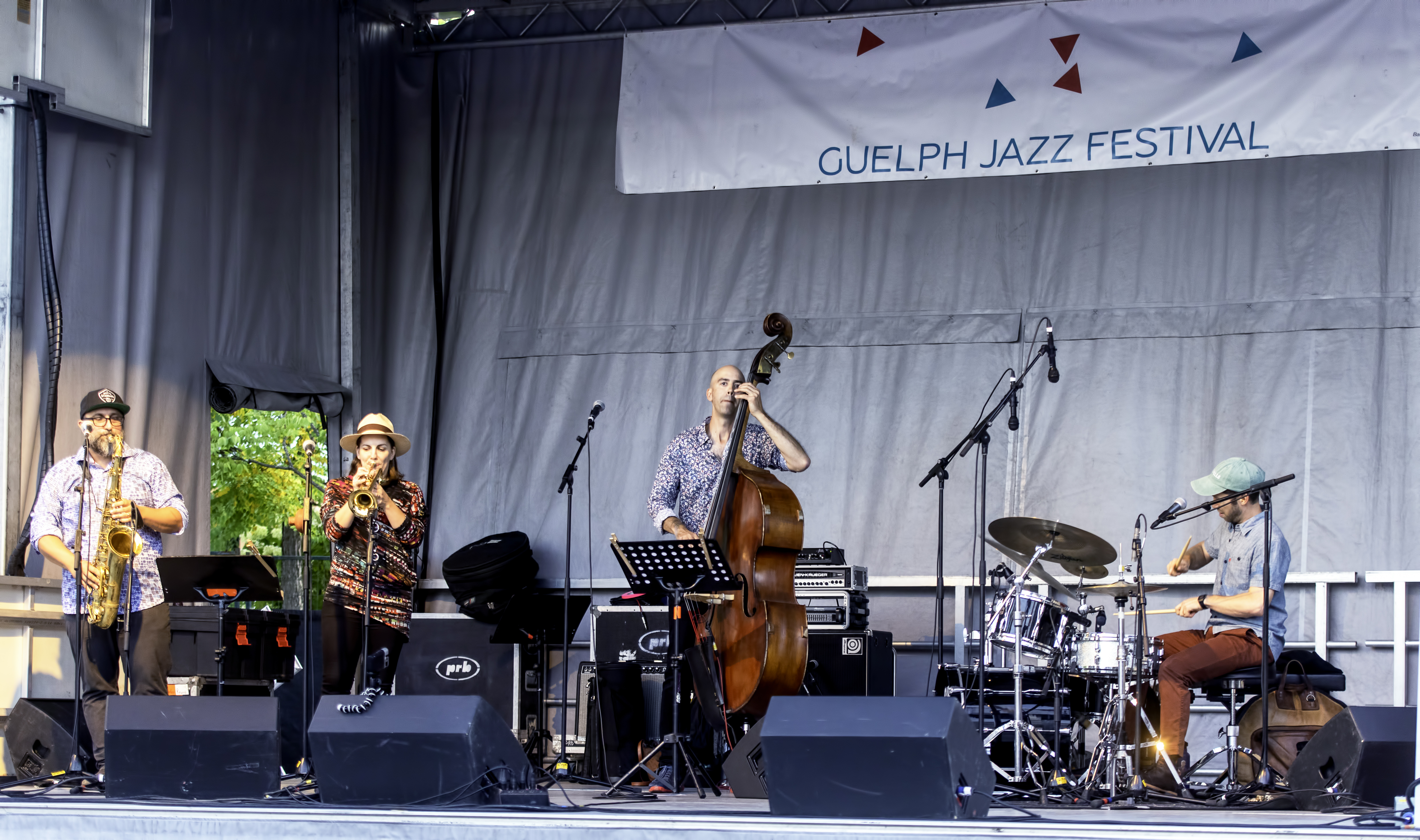 Petr Cancura, Rebecca Hennessy, Michael Herring And Richie Barshay With Way North At The Guelph Jazz Festival 2019
