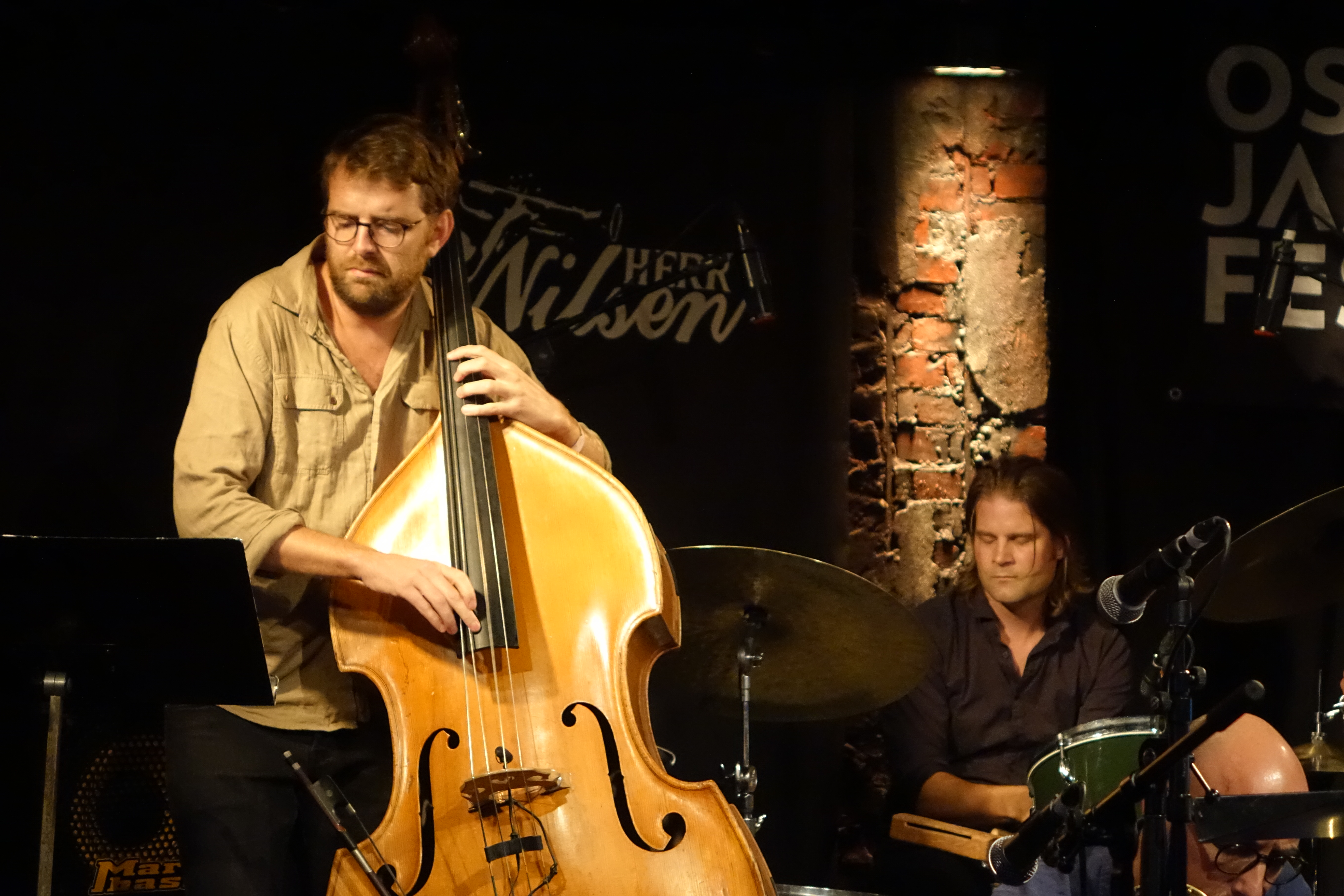 Jo Faugner Skaansar and Pål Hausken at Herr Nilsen, Oslo in August 2018