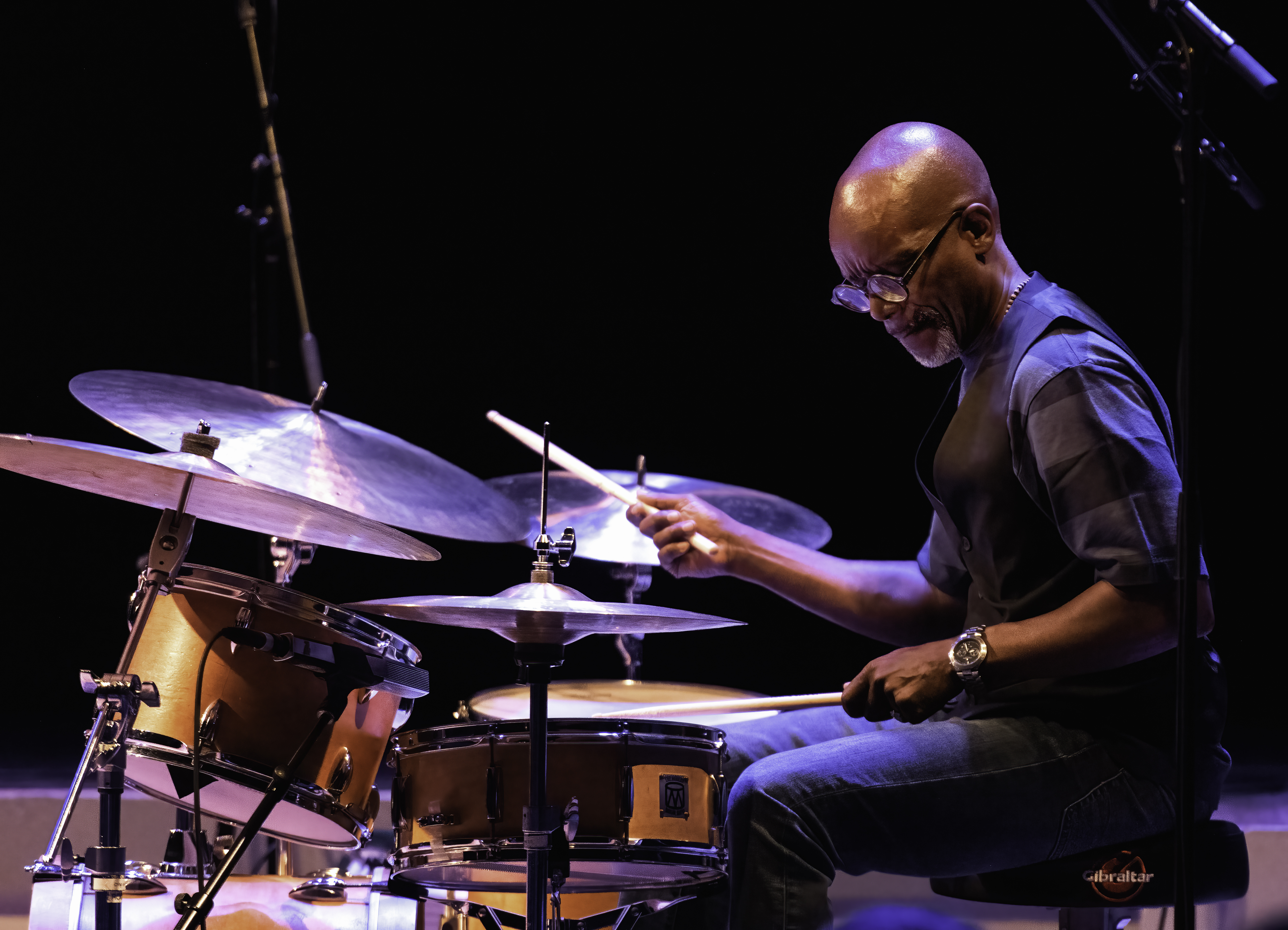 Rudy Royston with the Bill Frisell Trio+1 at Roulette in Brooklyn