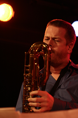 Ken Vandermark with "Vandermark 5" at the Sud Des Alpes, Amr, Geneva, Switzerland, 2005