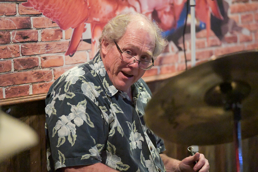Chuck Mear on drums