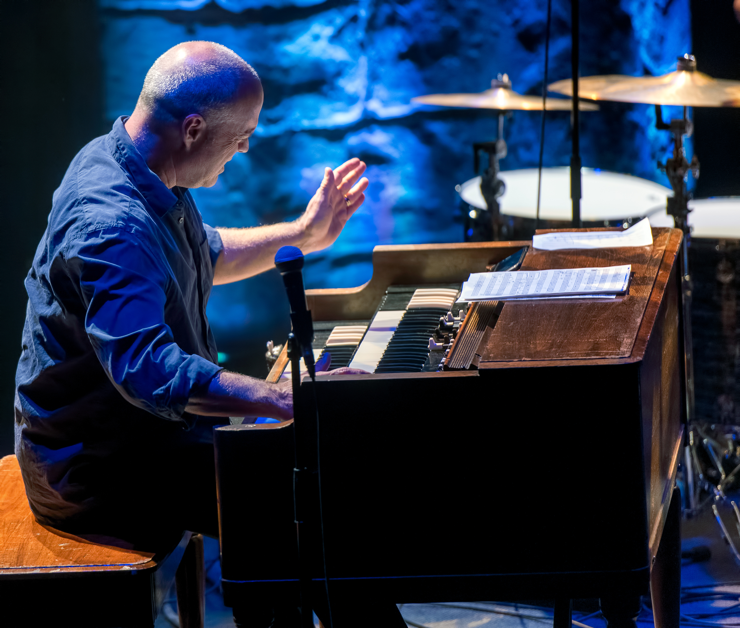 John Medeski With Marc Ribot And J.t. Lewis At The Montreal International Jazz Festival 2018