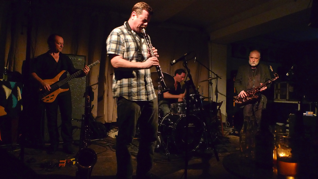 Peter Brotzmann's Full Blast Trio + Ken Vandermarkat Cafe Oto, London