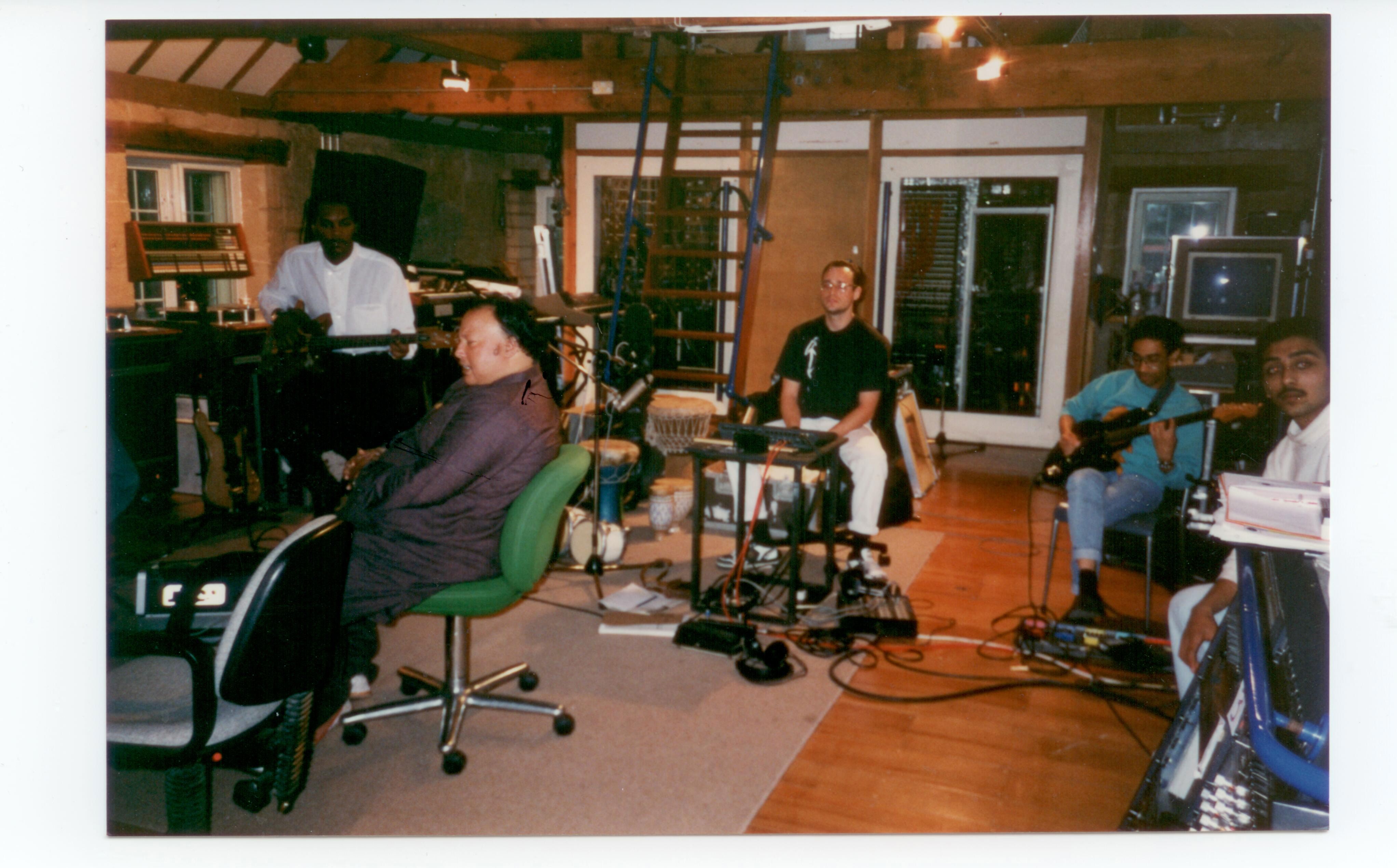 Nusrat Fateh Ali Khan in the Studio